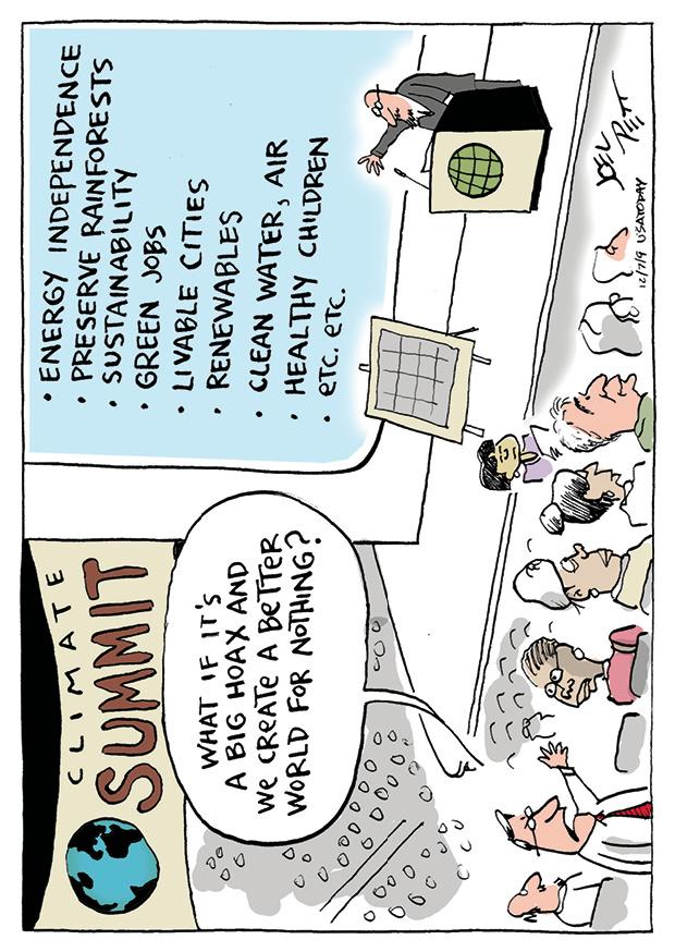 Beispielinhalt (Bild) Cartoon Postkarten - Klimawandel