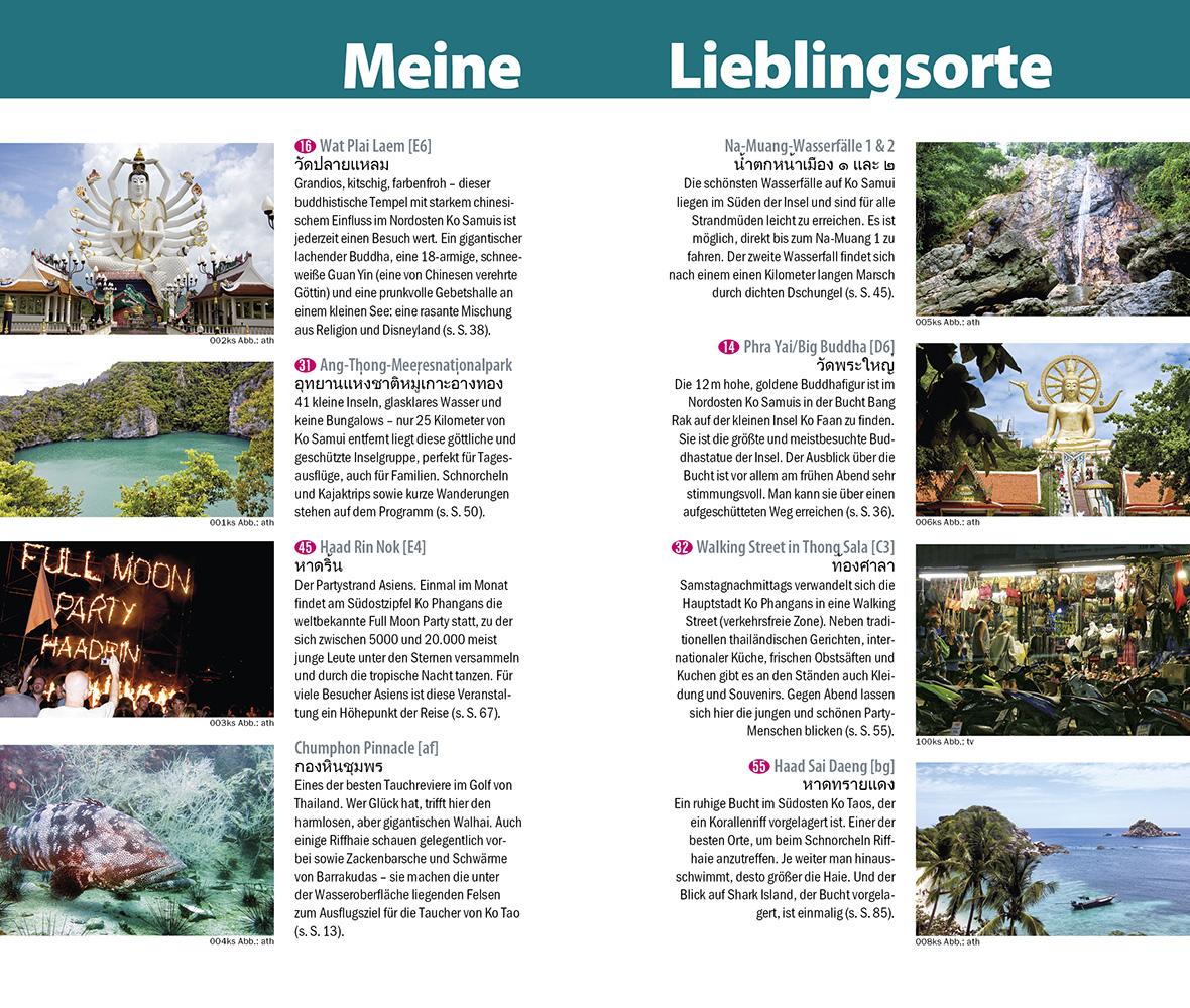 Beispielinhalt (Bild) Reise Know-How InselTrip Ko Samui, Ko Phangan, Ko Tao