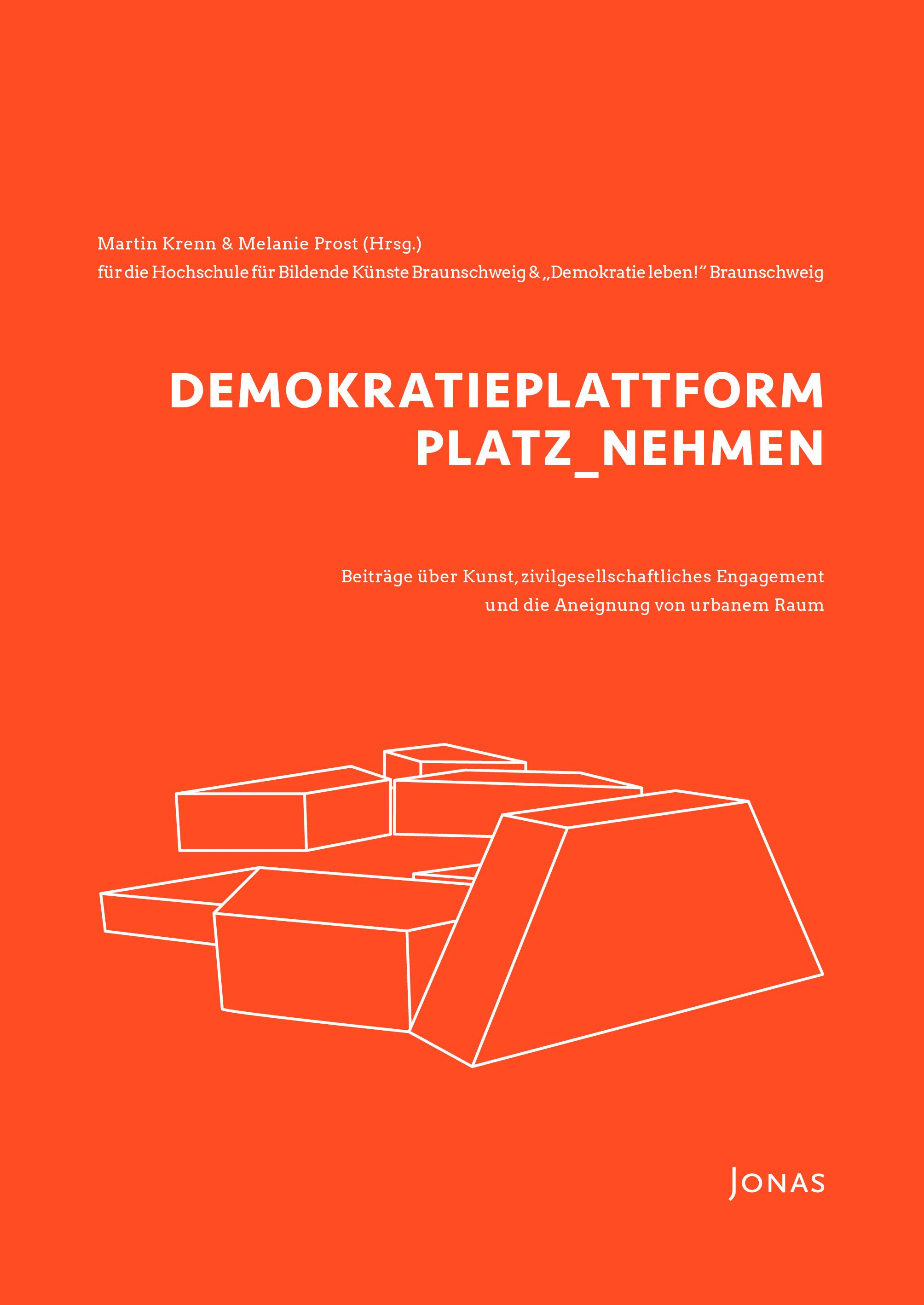 Vorderes Coverbild DEMOKRATIEPLATTFORM PLATZ_NEHMEN