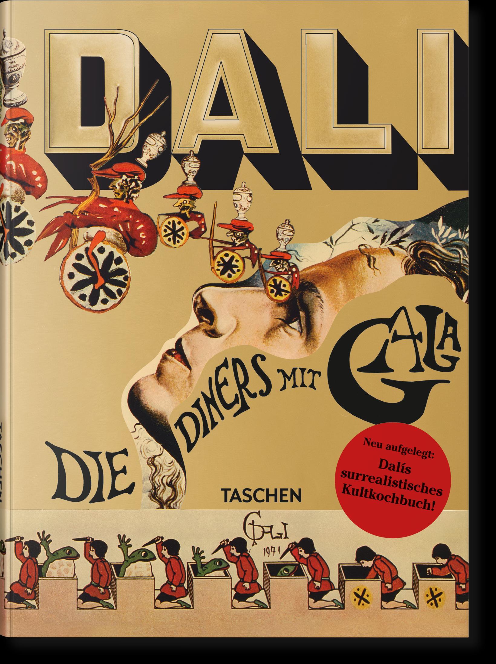 Vorderes Coverbild Dalí. Die Diners mit Gala