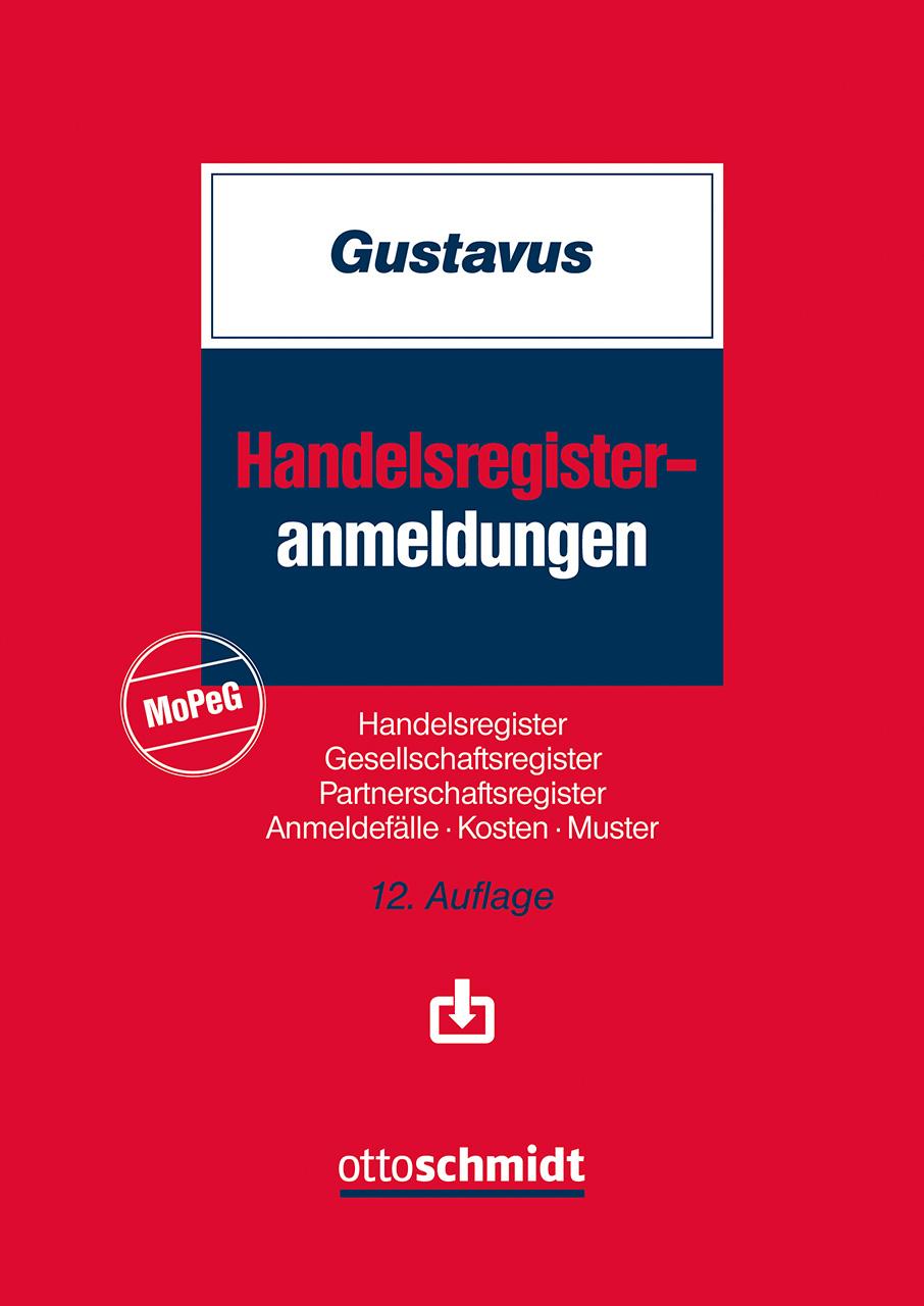 Vorderes Coverbild Handelsregisteranmeldungen