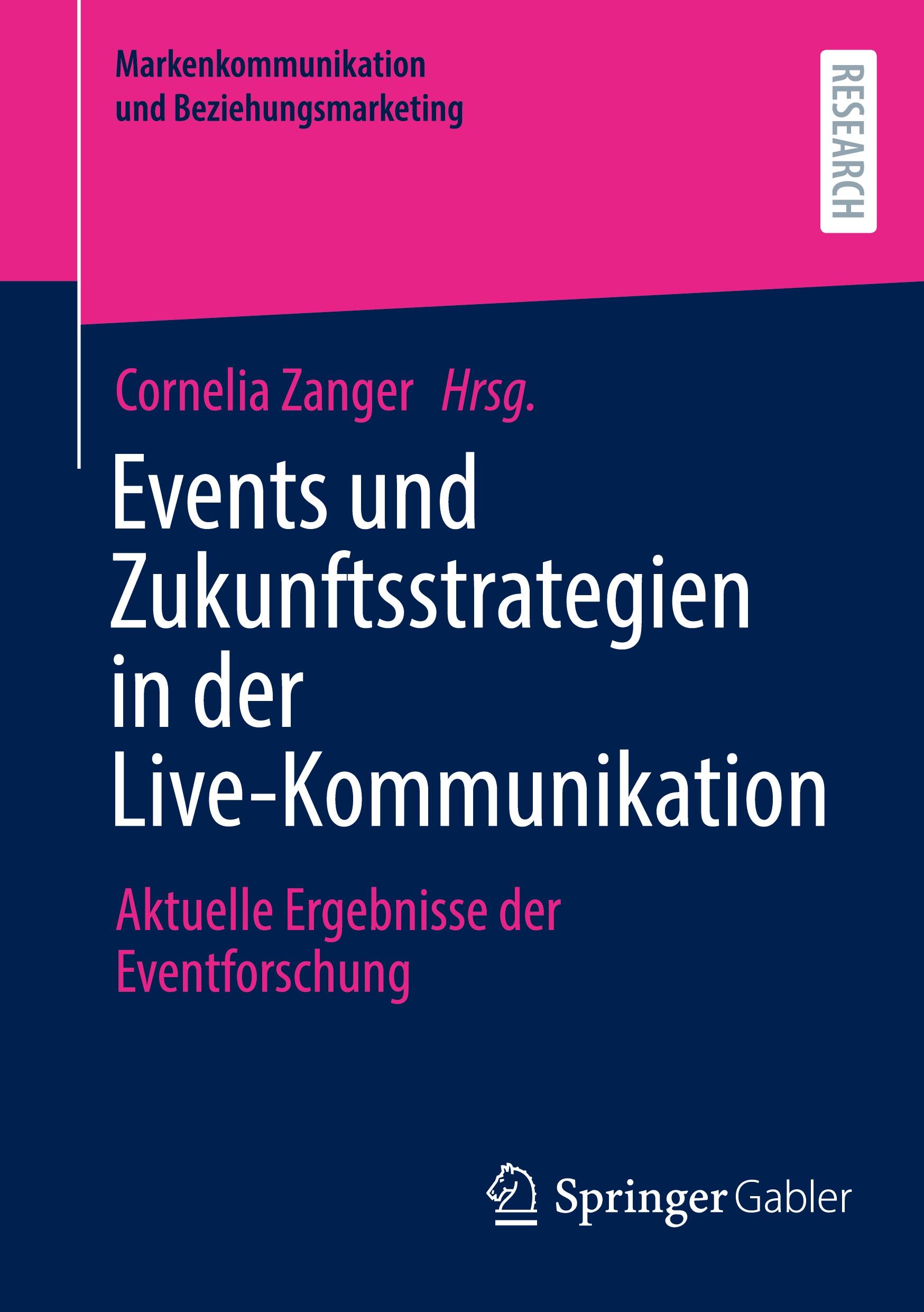 Vorderes Coverbild Events und Zukunftsstrategien in der Live-Kommunikation