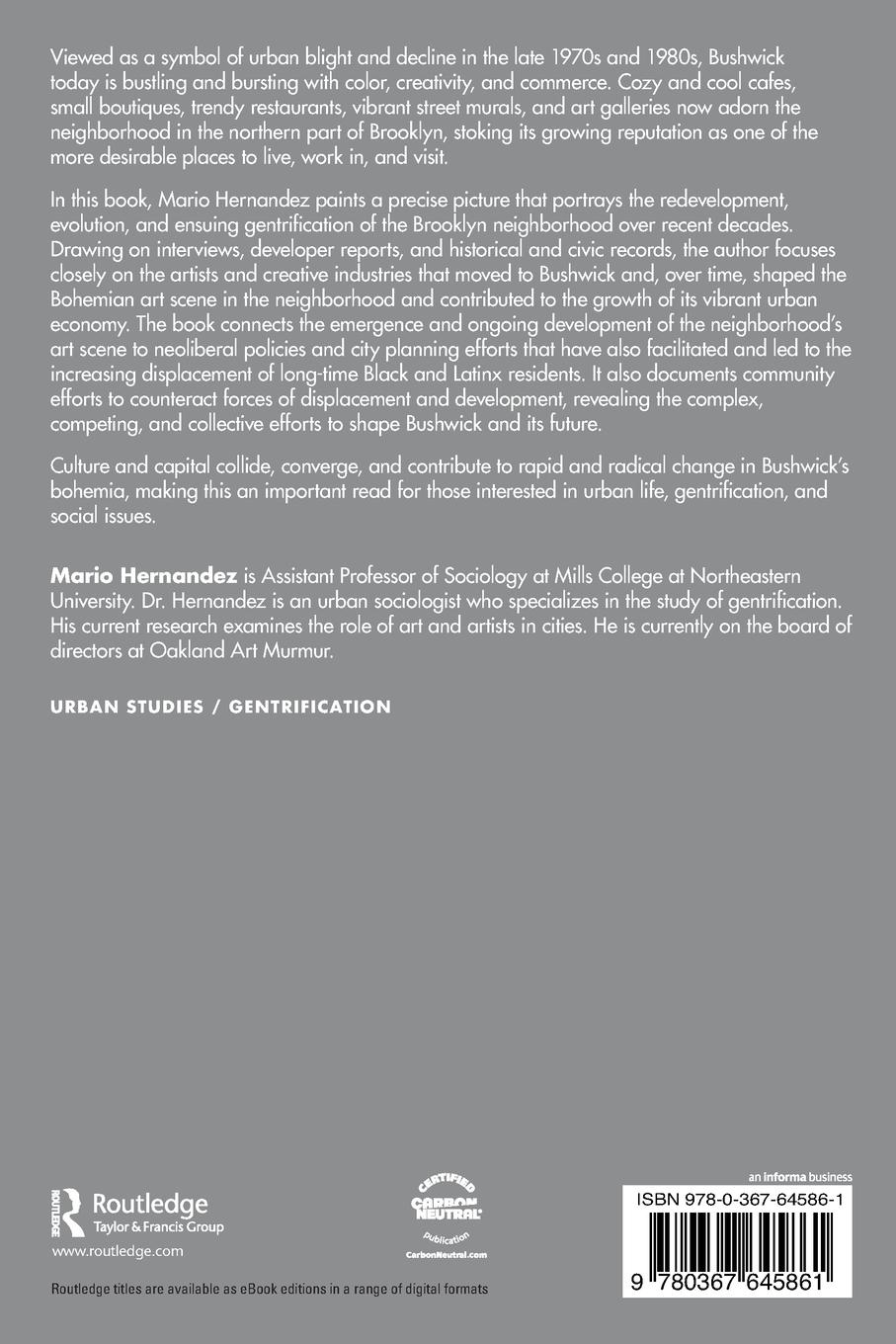 Rückseitencover Bushwick's Bohemia