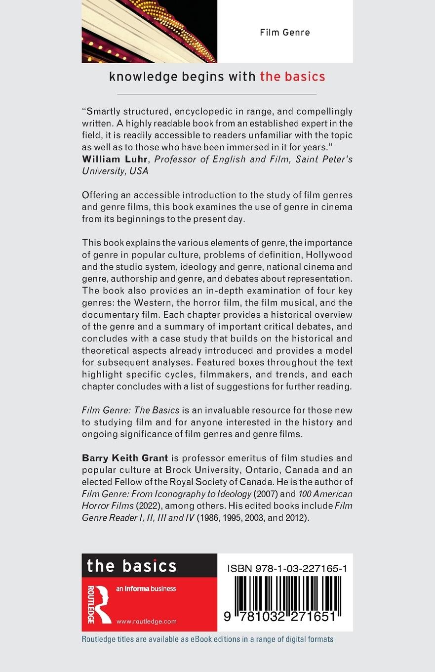 Rückseitencover Film Genre