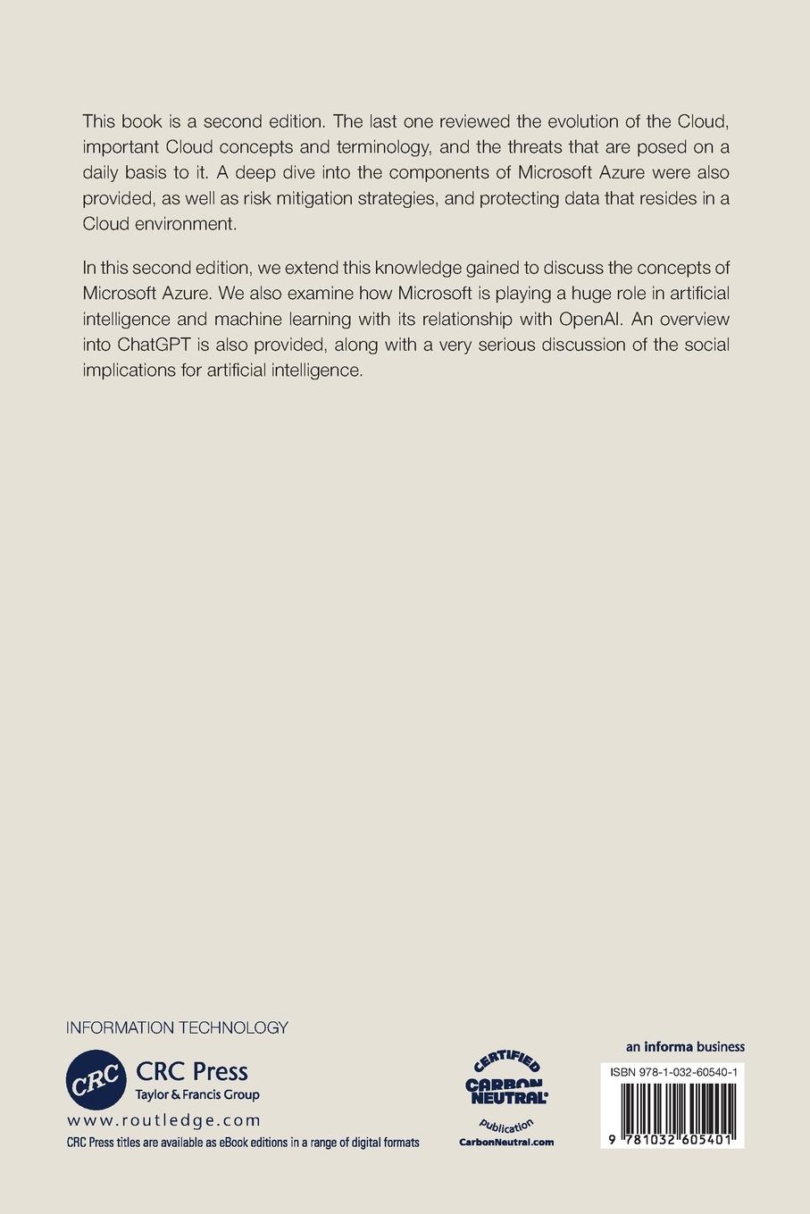 Rückseitencover Protecting Information Assets and IT Infrastructure in the Cloud
