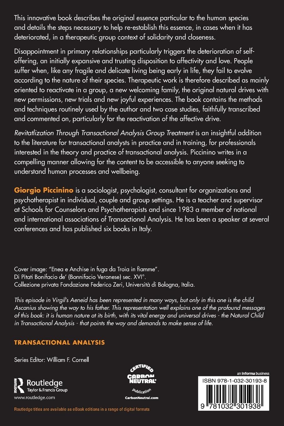 Rückseitencover Revitalization Through Transactional Analysis Group Treatment