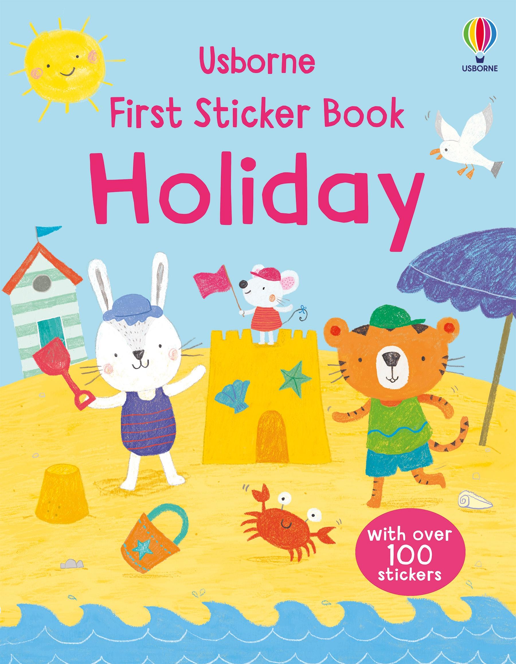 Vorderes Coverbild First Sticker Book Holiday