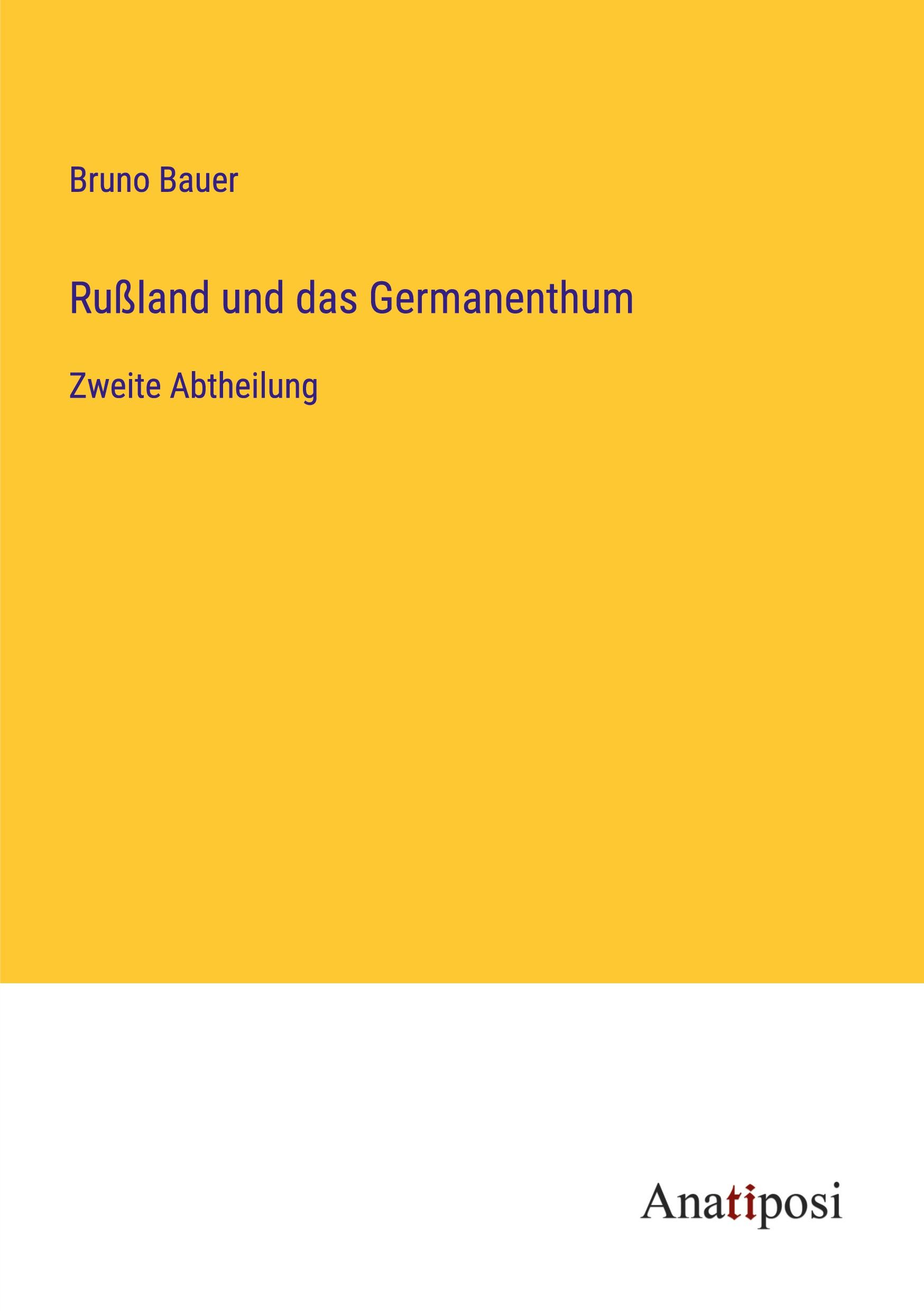 Vorderes Coverbild Rußland und das Germanenthum