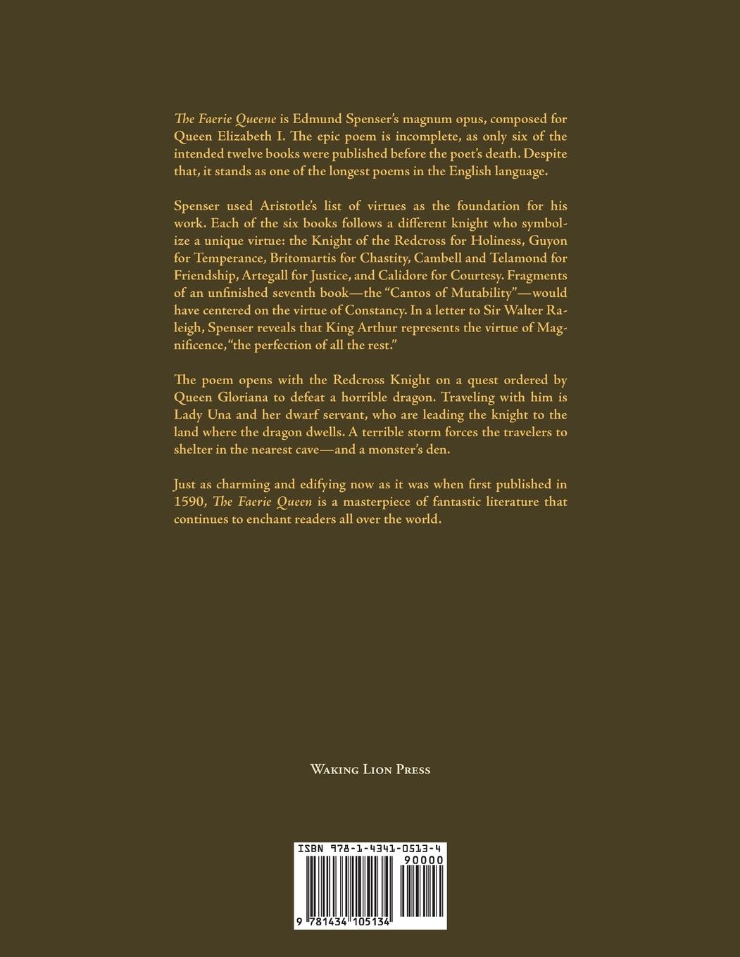 Rückseitencover The Faerie Queene