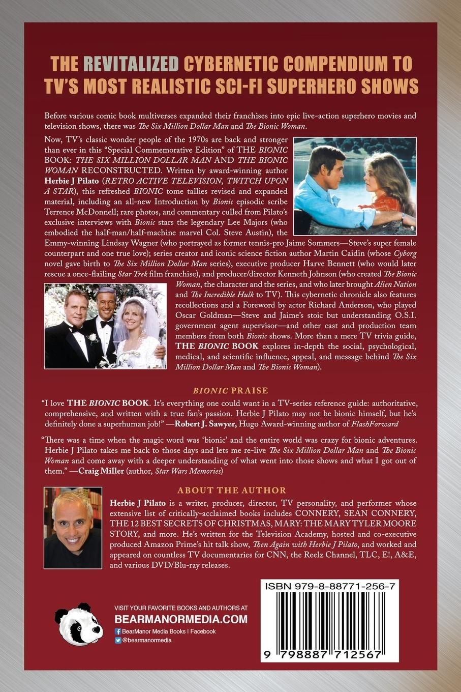Rückseitencover The Bionic Book - The Six Million Dollar Man & The Bionic Woman Reconstructed (Special Commemorative Edition)