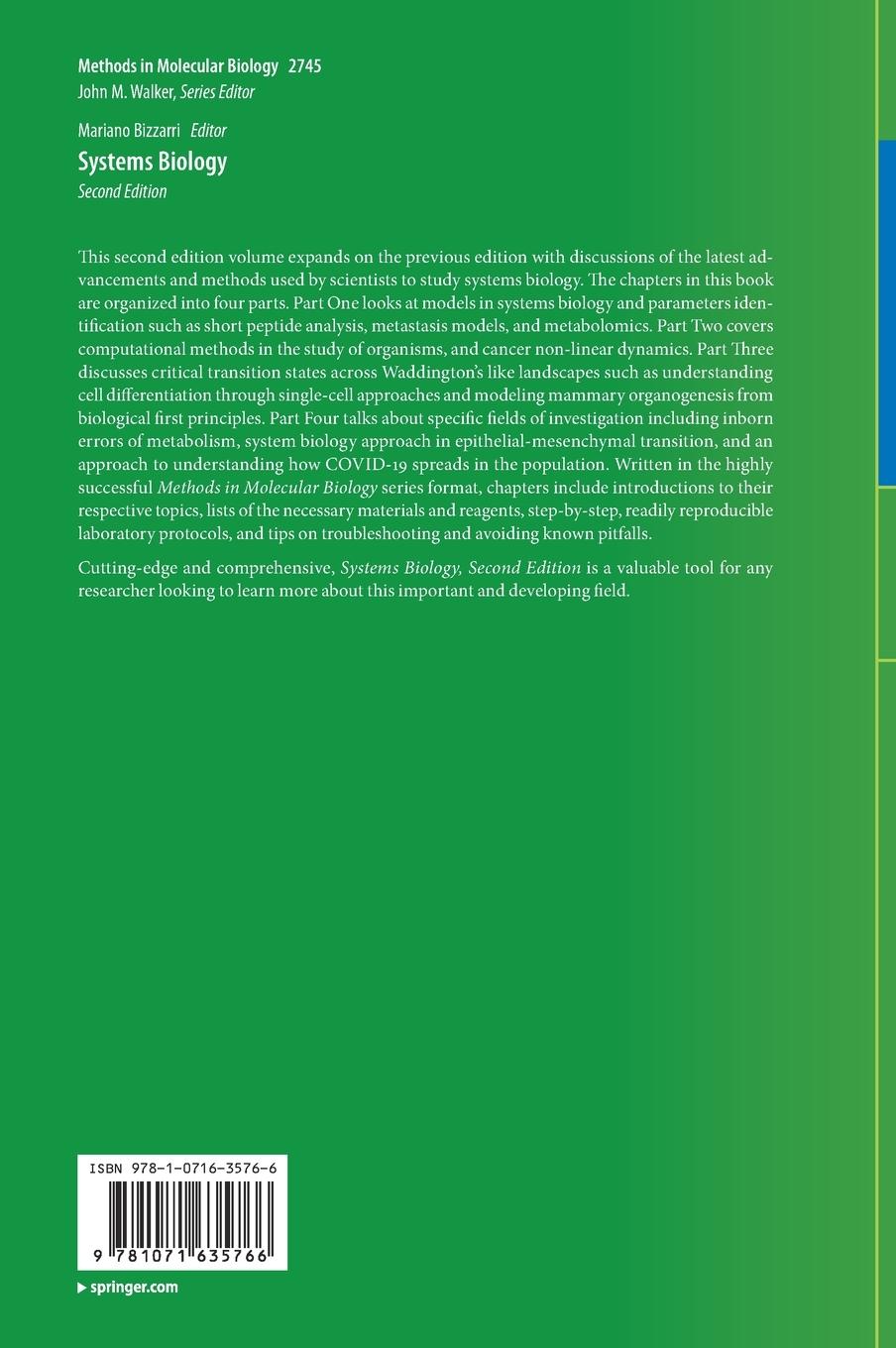 Rückseitencover Systems Biology