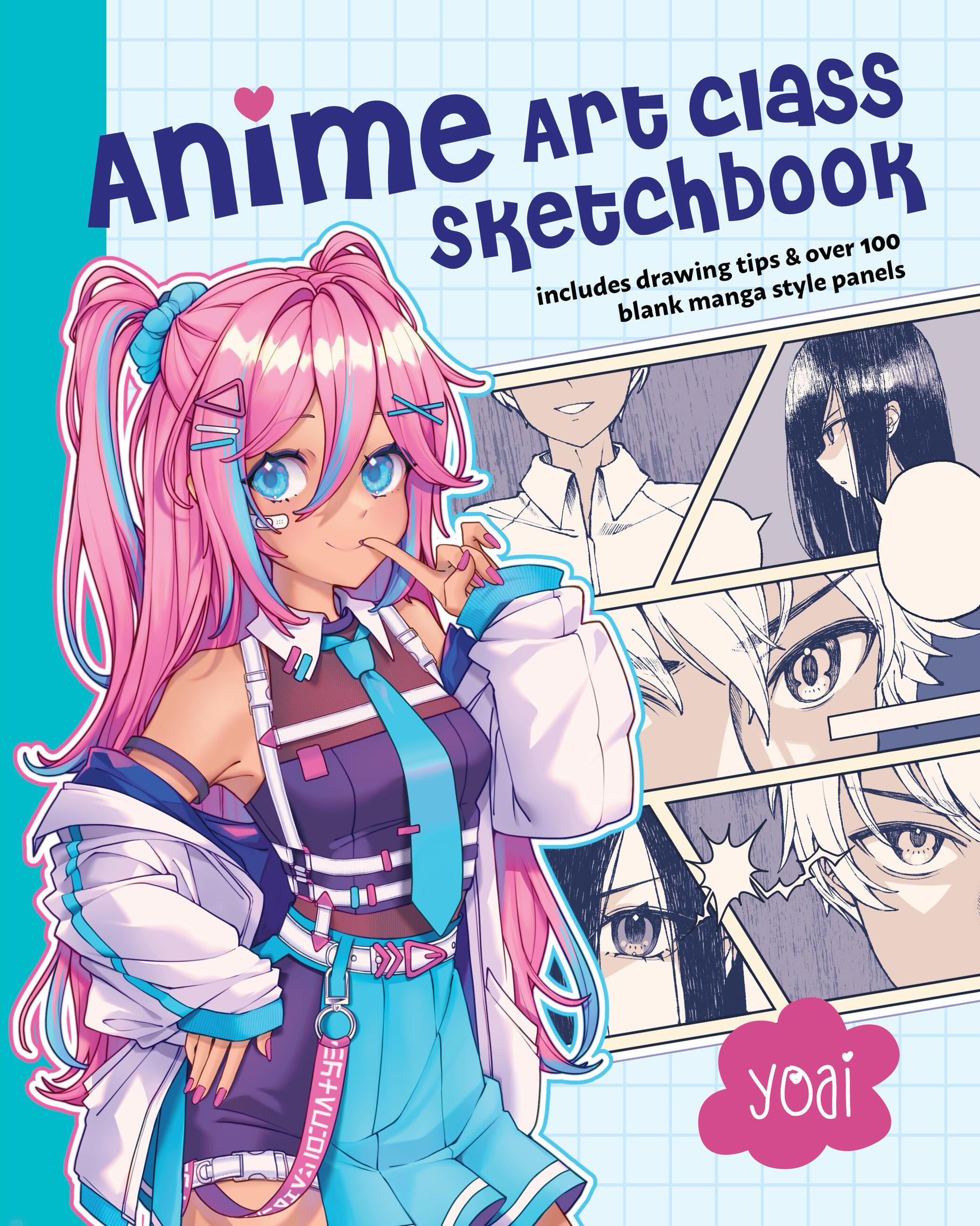 Vorderes Coverbild Anime Art Class Sketchbook