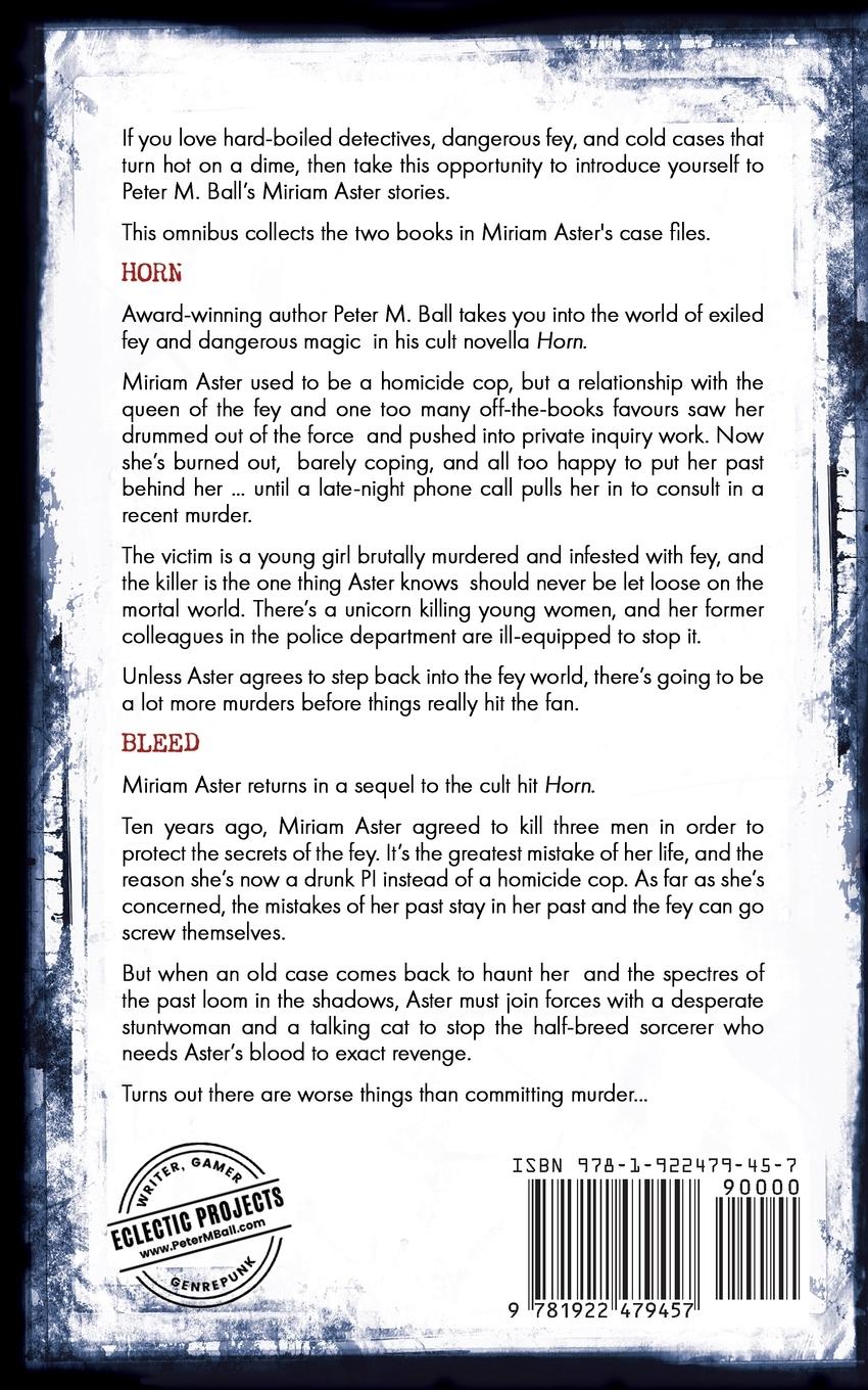 Rückseitencover Unicorns, Fey, and a Hardboiled Dame