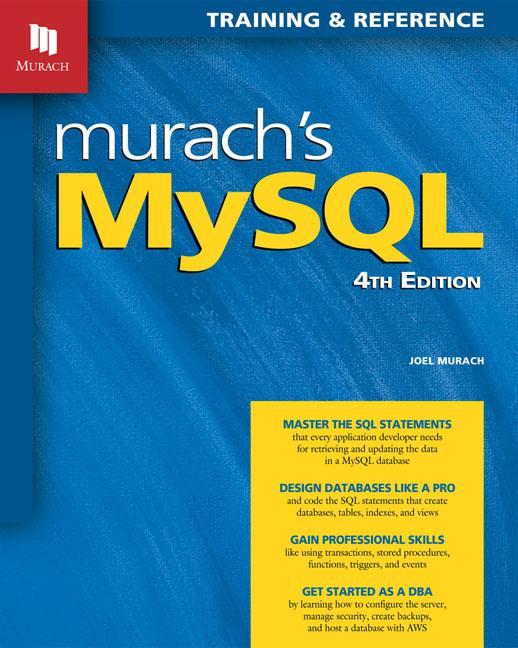 Vorderes Coverbild Murach's MySQL (4th Edition)