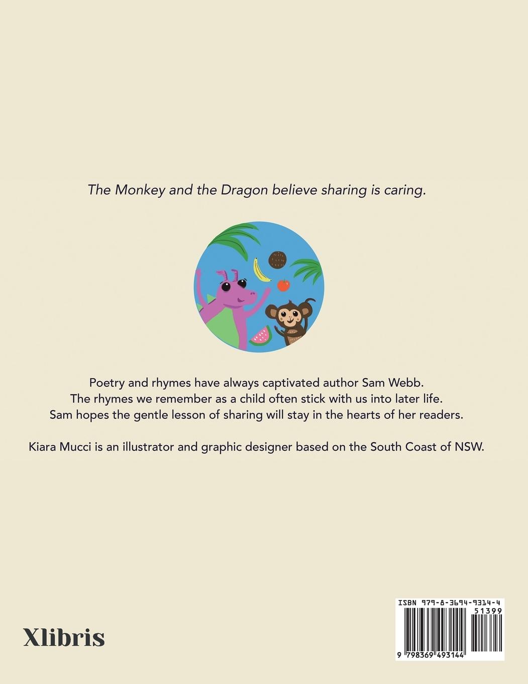 Rückseitencover Monkey and Dragon Love to Share