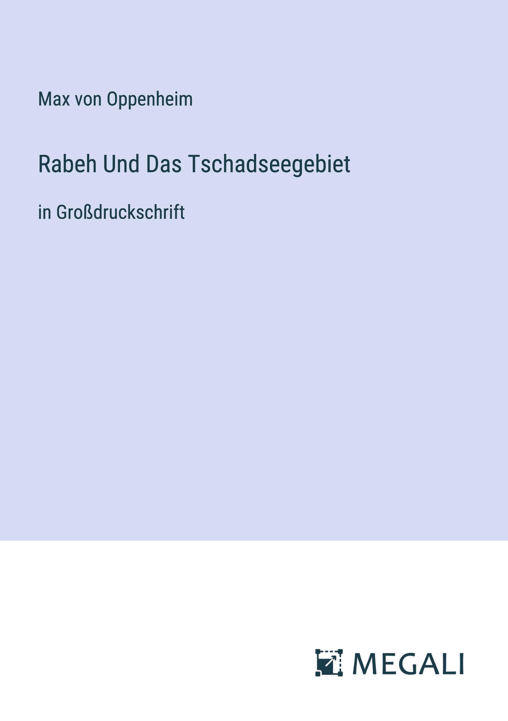 Vorderes Coverbild Rabeh Und Das Tschadseegebiet