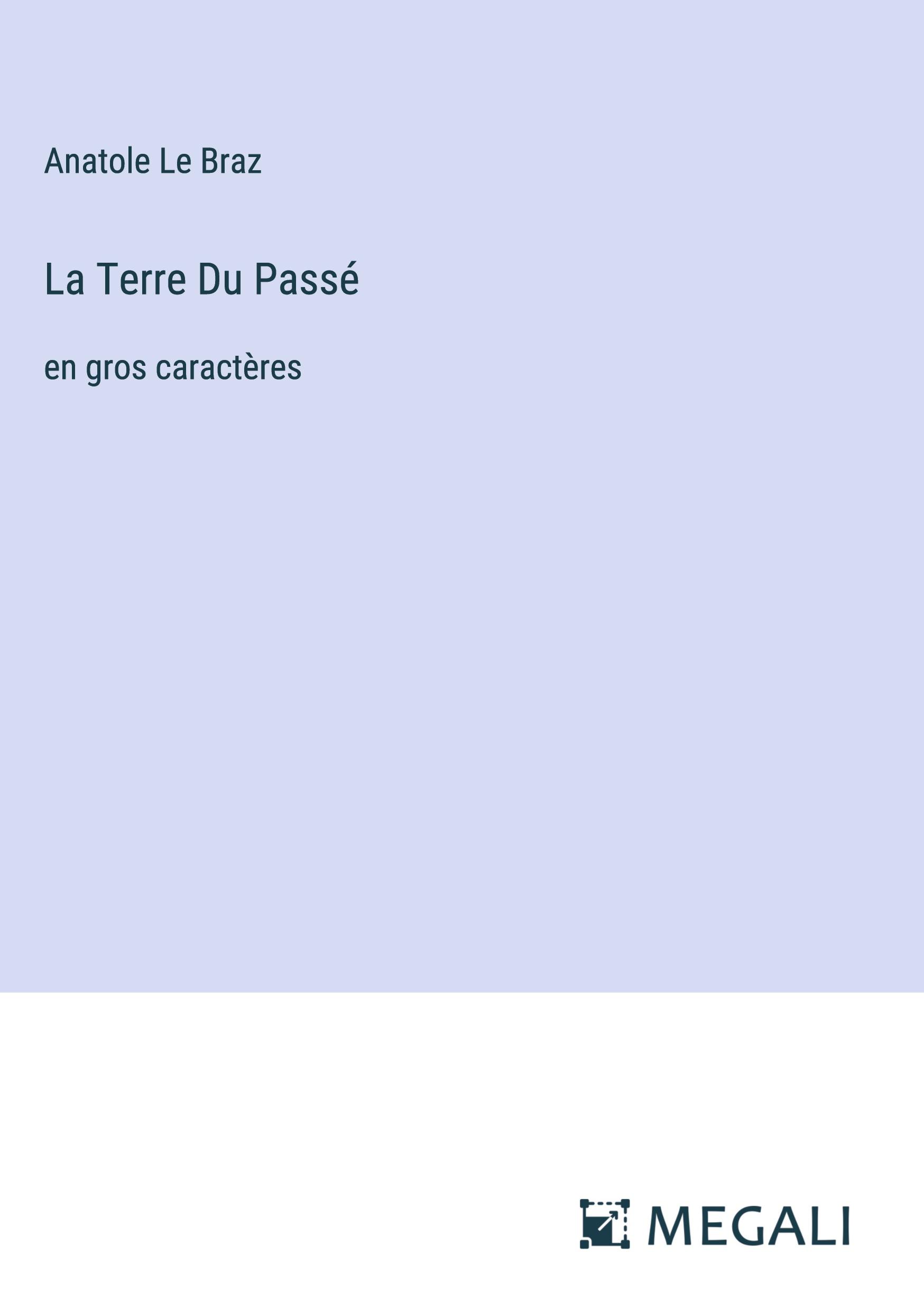 Vorderes Coverbild La Terre Du Passé