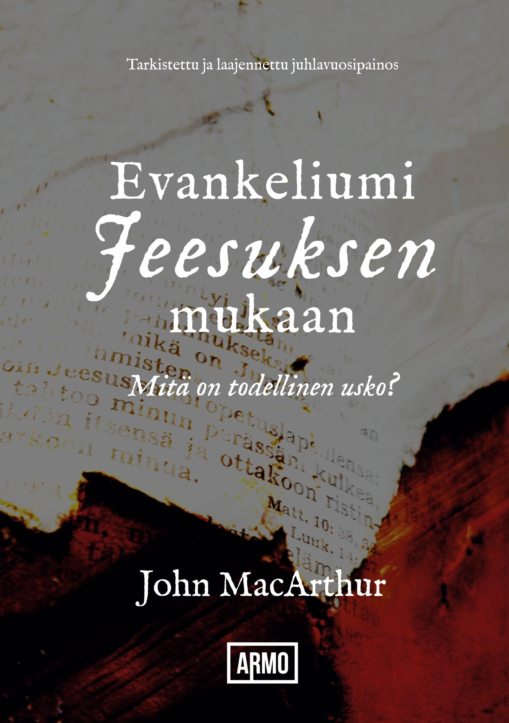 Vorderes Coverbild Evankeliumi Jeesuksen mukaan