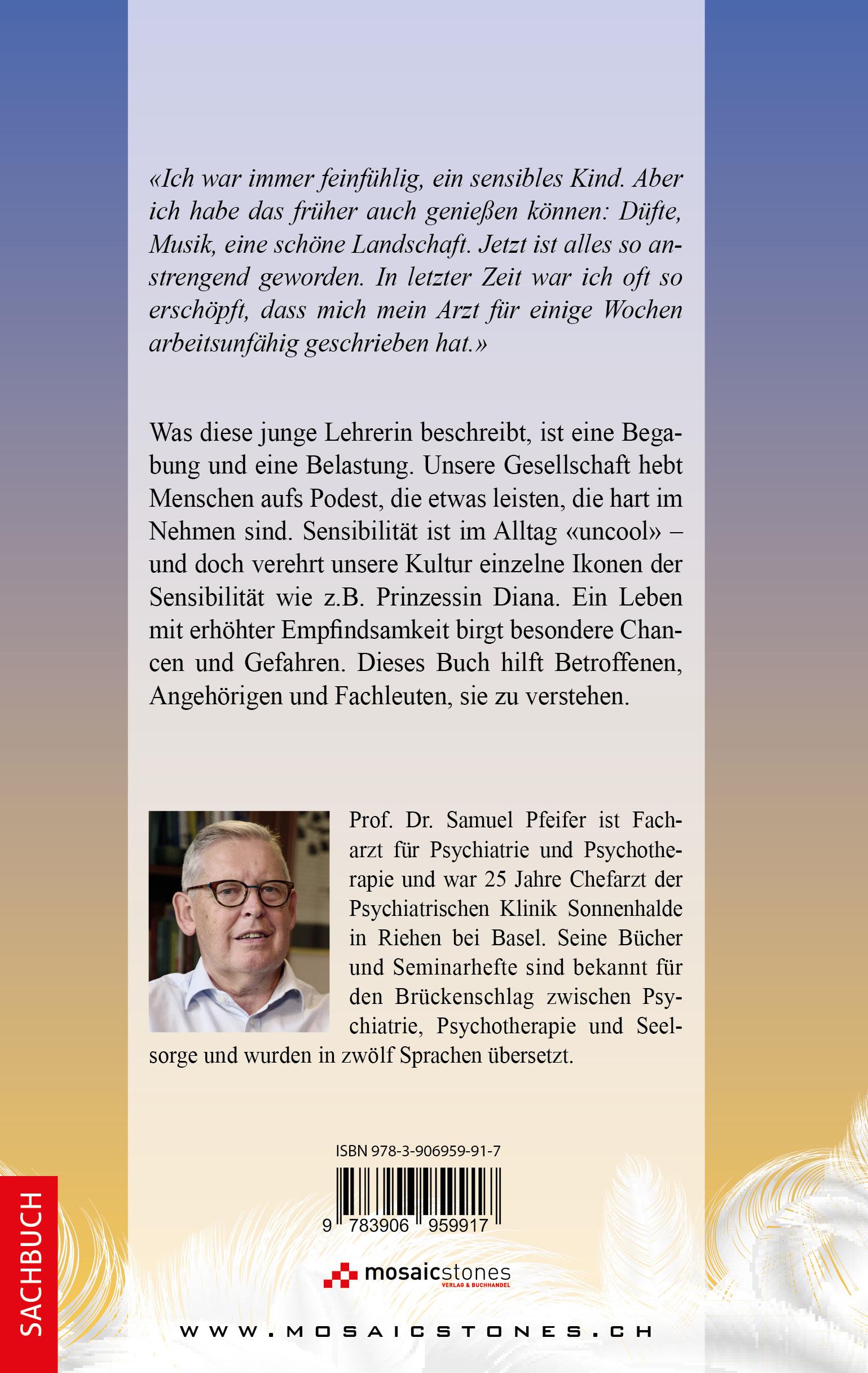 Rückseitencover Der sensible Mensch