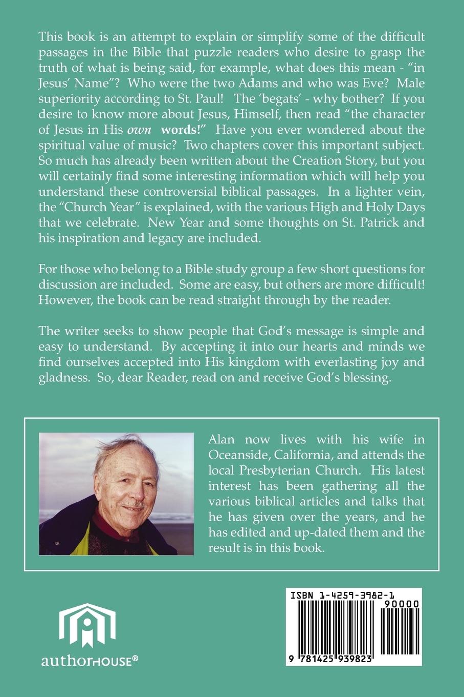 Rückseitencover The Bible Really Does Make Sense