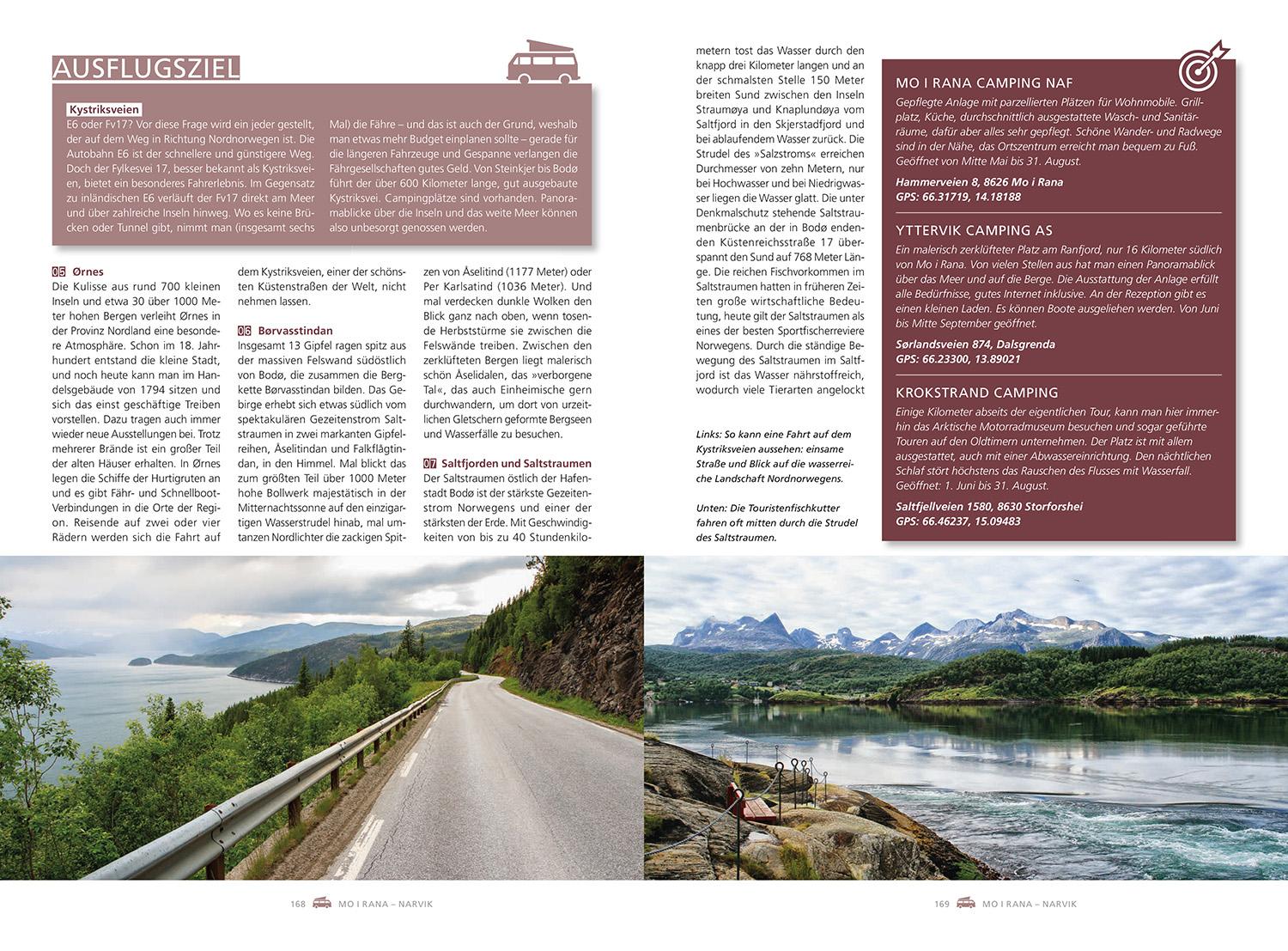 Beispielinhalt (Bild) KUNTH Mit dem Wohnmobil durch Norwegen