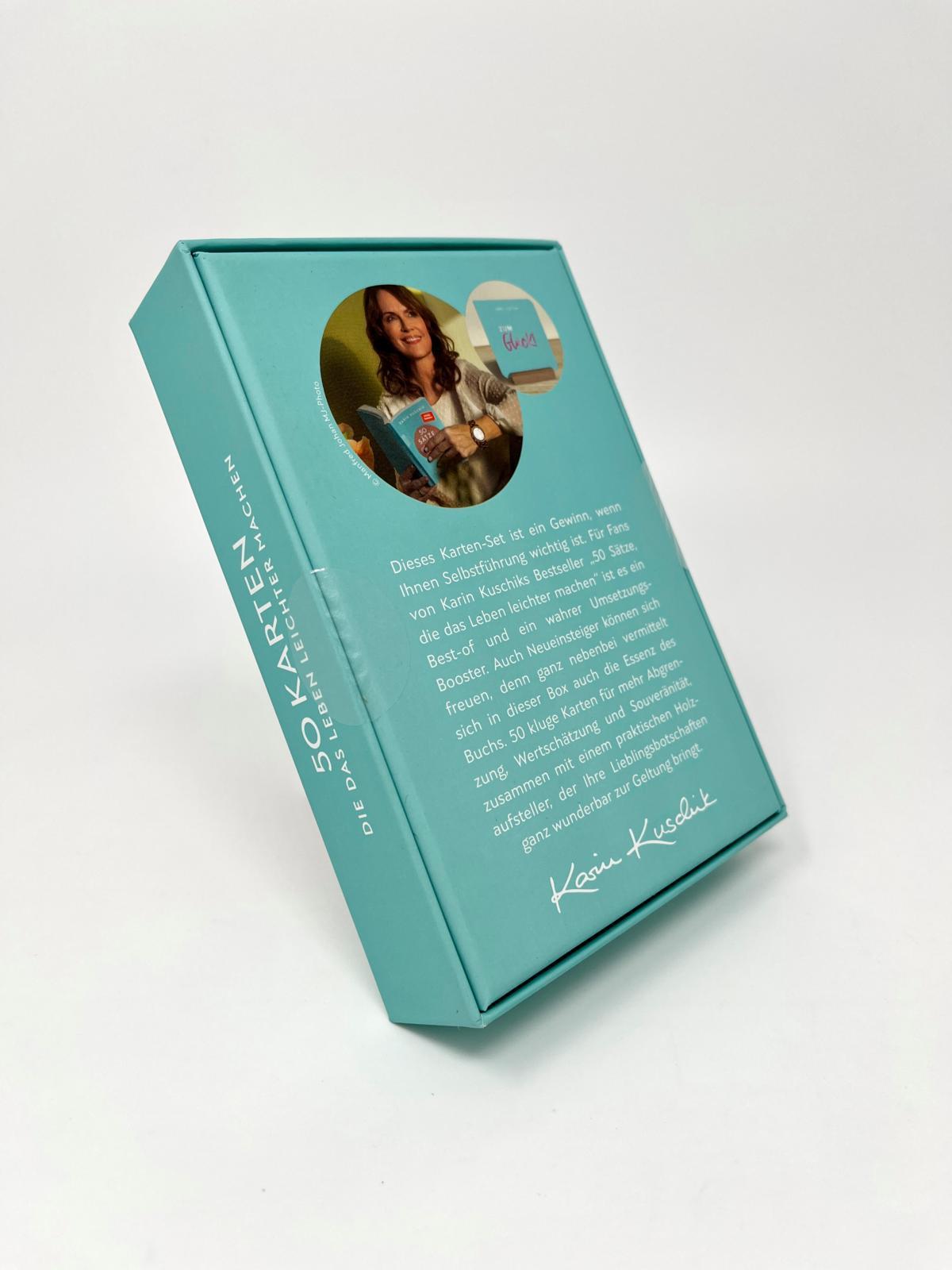 Beispielinhalt (Bild) 50 Sätze, die das Leben leichter machen - das Kartenset zum Buch