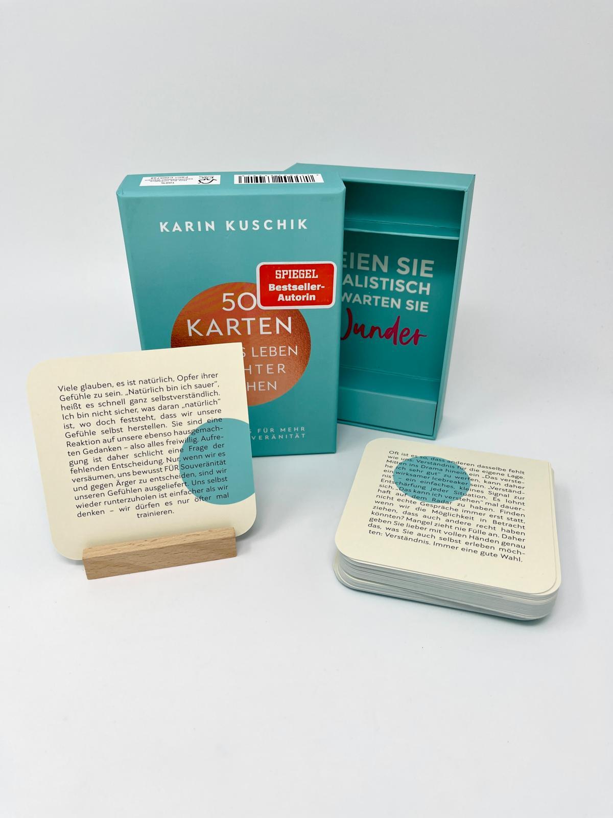 Beispielinhalt (Bild) 50 Sätze, die das Leben leichter machen - das Kartenset zum Buch