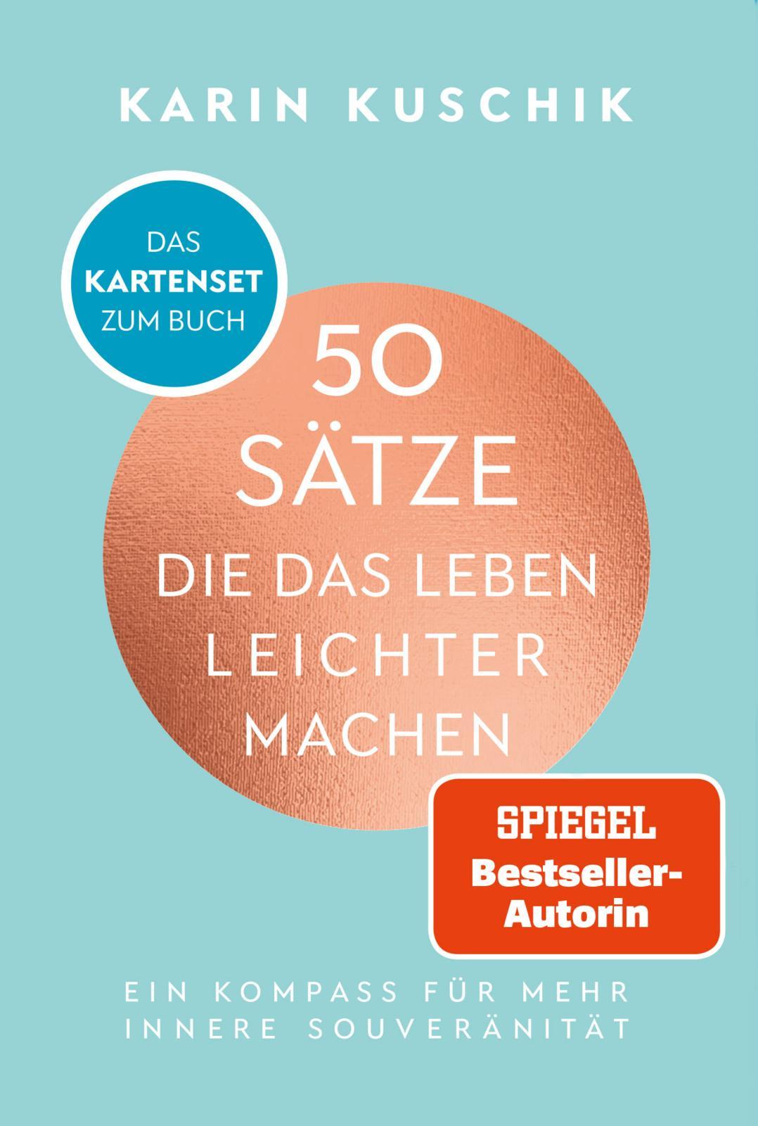 Vorderes Coverbild 50 Sätze, die das Leben leichter machen - das Kartenset zum Buch