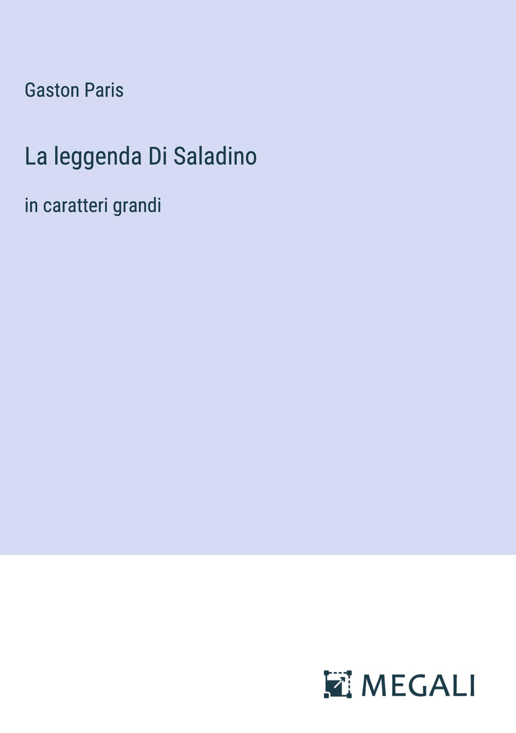 Vorderes Coverbild La leggenda Di Saladino