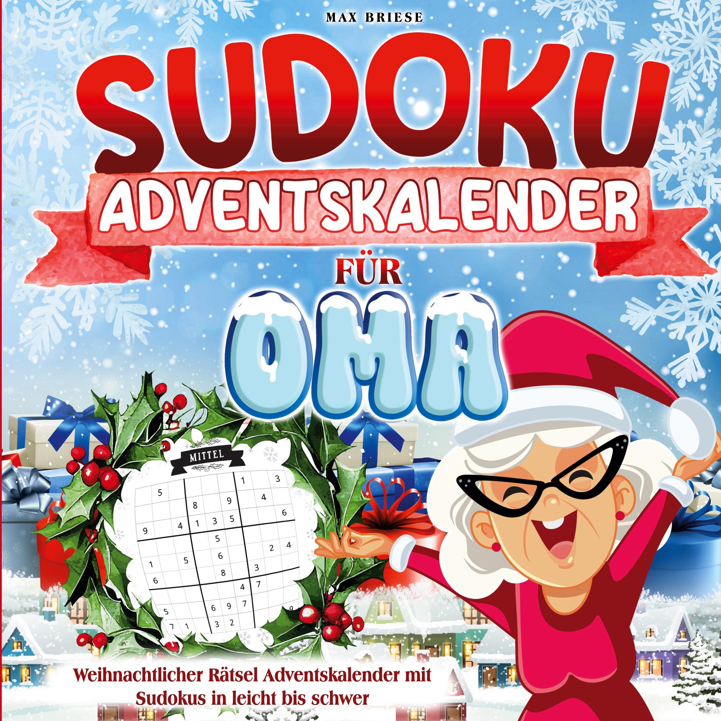 Vorderes Coverbild Sudoku Adventskalender für Oma
