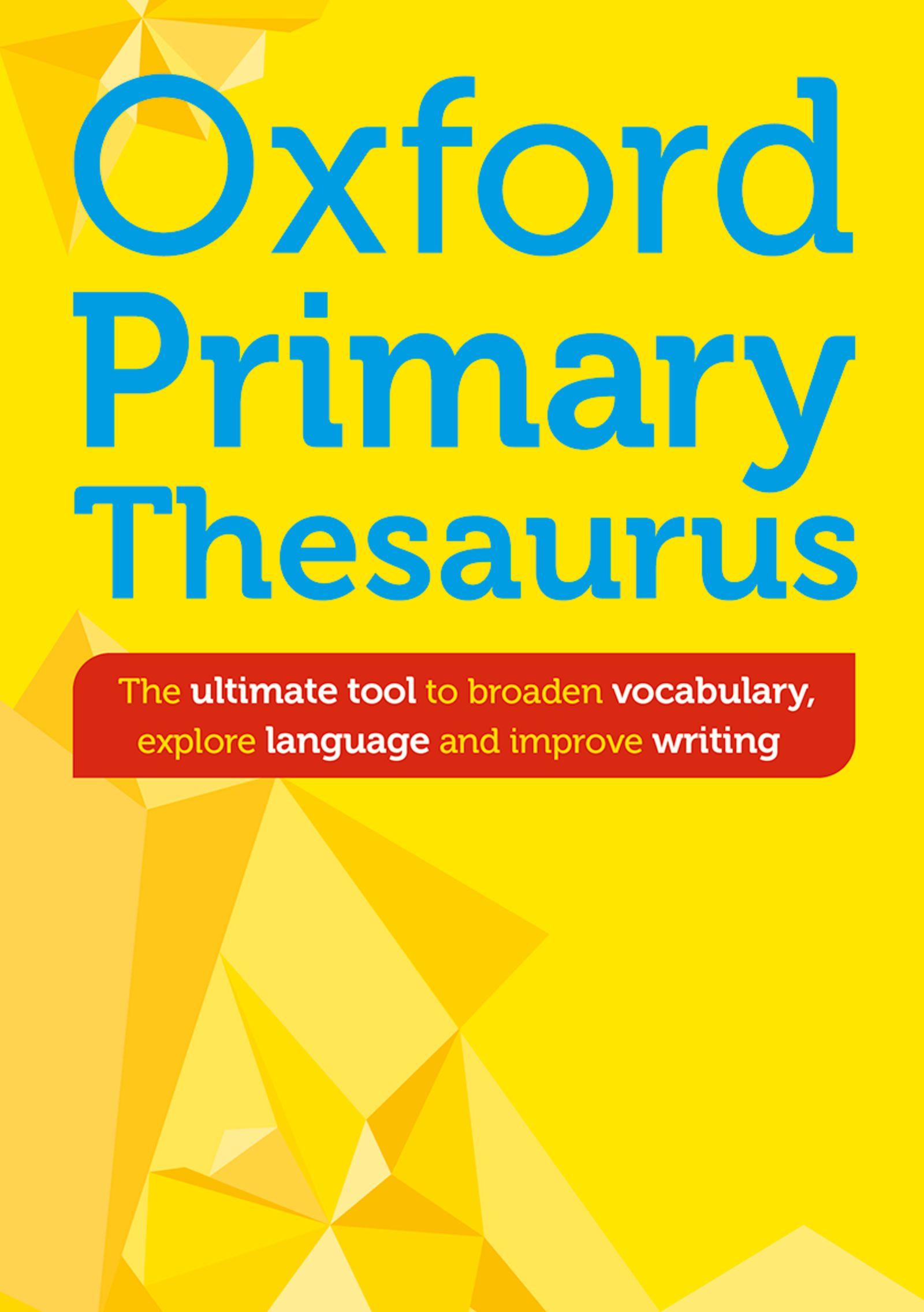 Vorderes Coverbild Oxford Primary Thesaurus
