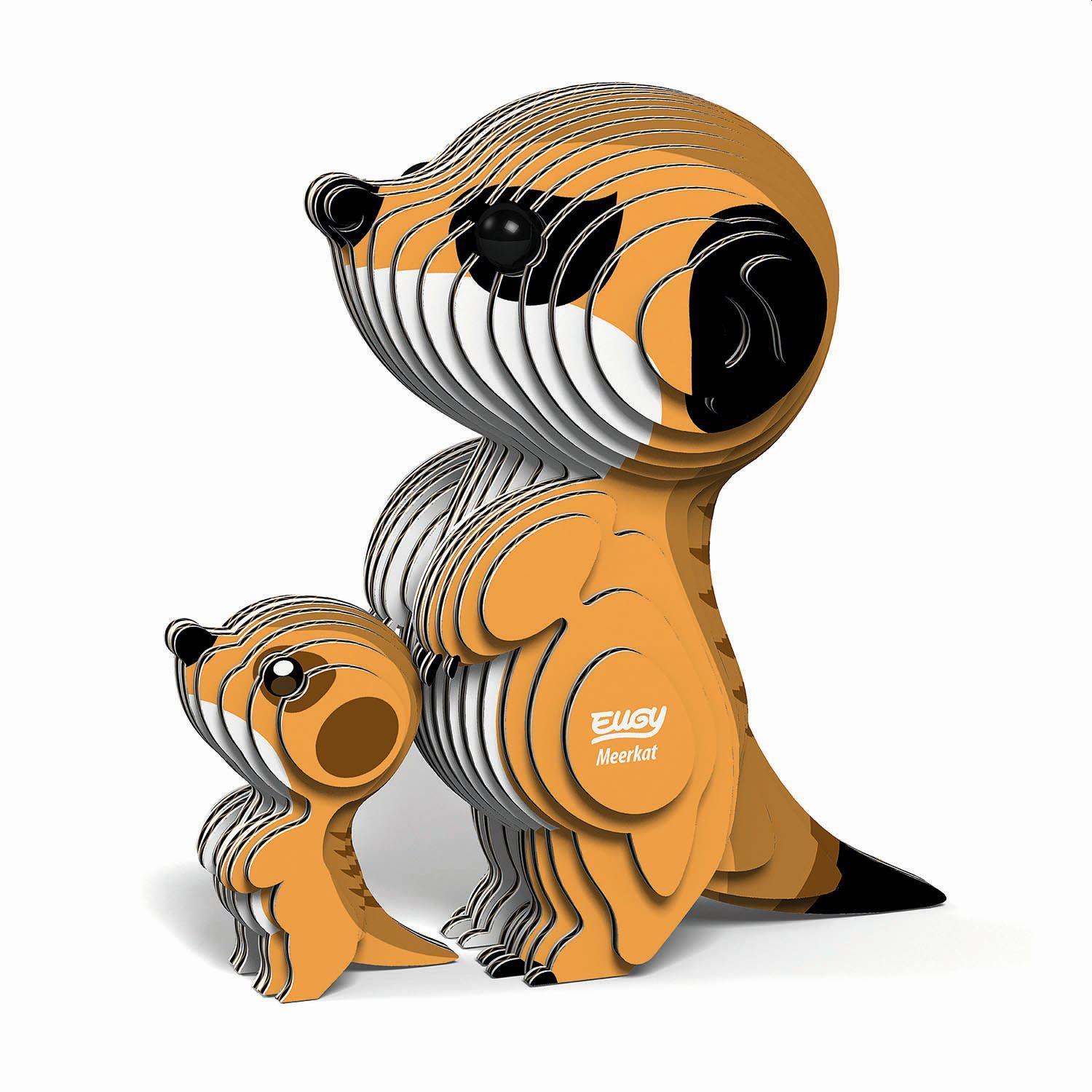 Beispielinhalt (Bild) EUGY - 3D Bastelset Erdmännchen