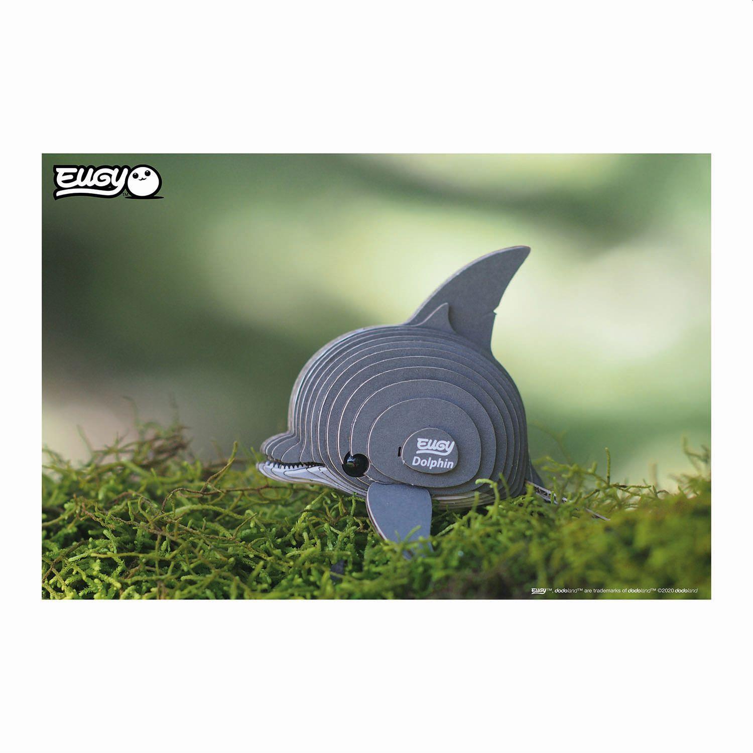 Beispielinhalt (Bild) EUGY - 3D Bastelset Delfin