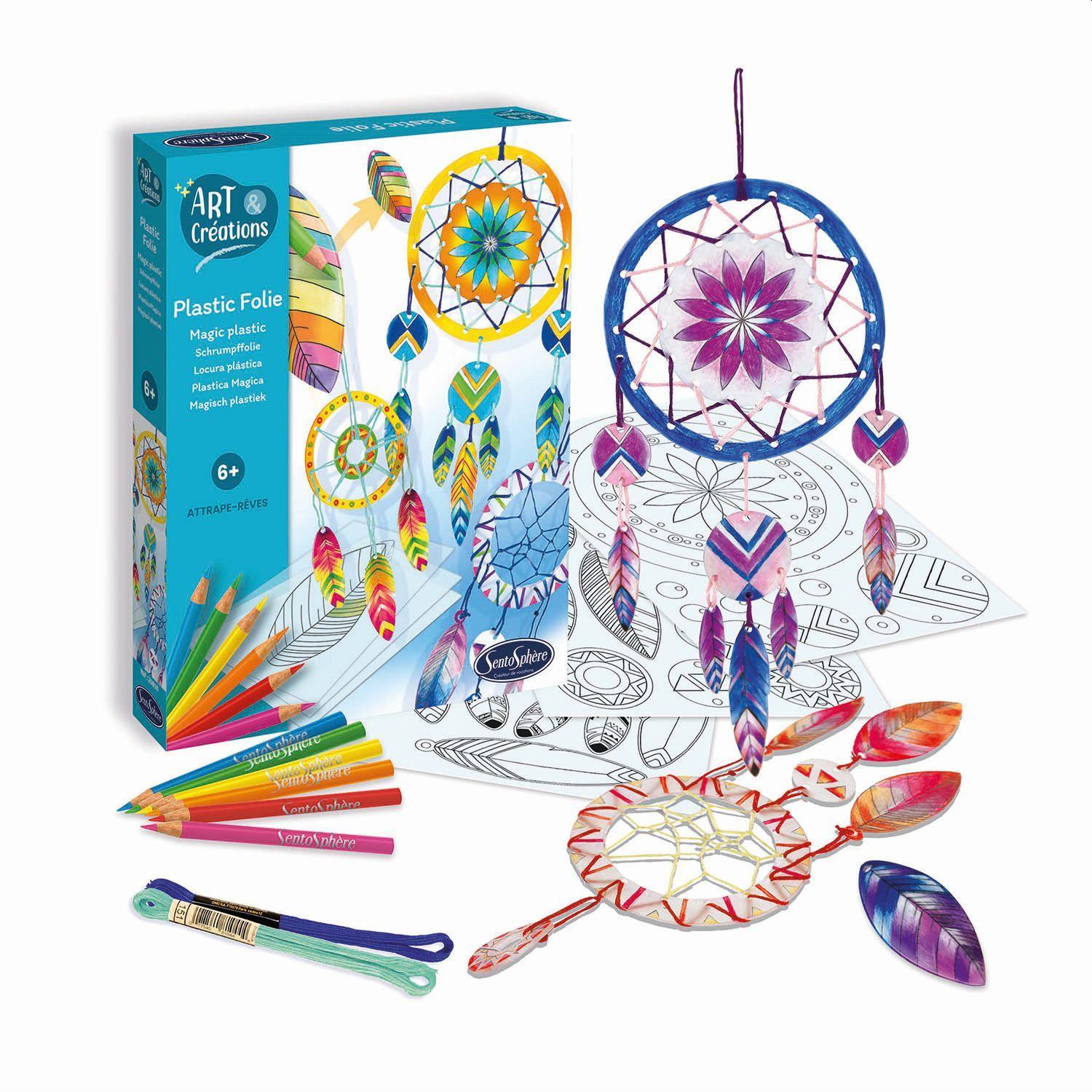 Beispielinhalt (Bild) SENTOSPHERE - Bastelset Traumfänger