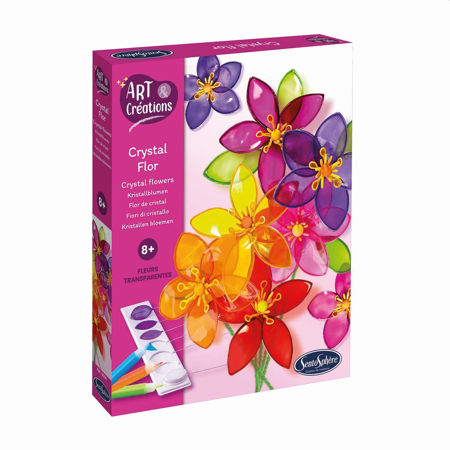 Vorderes Coverbild SENTOSPHERE - Bastelset Kristallblumen