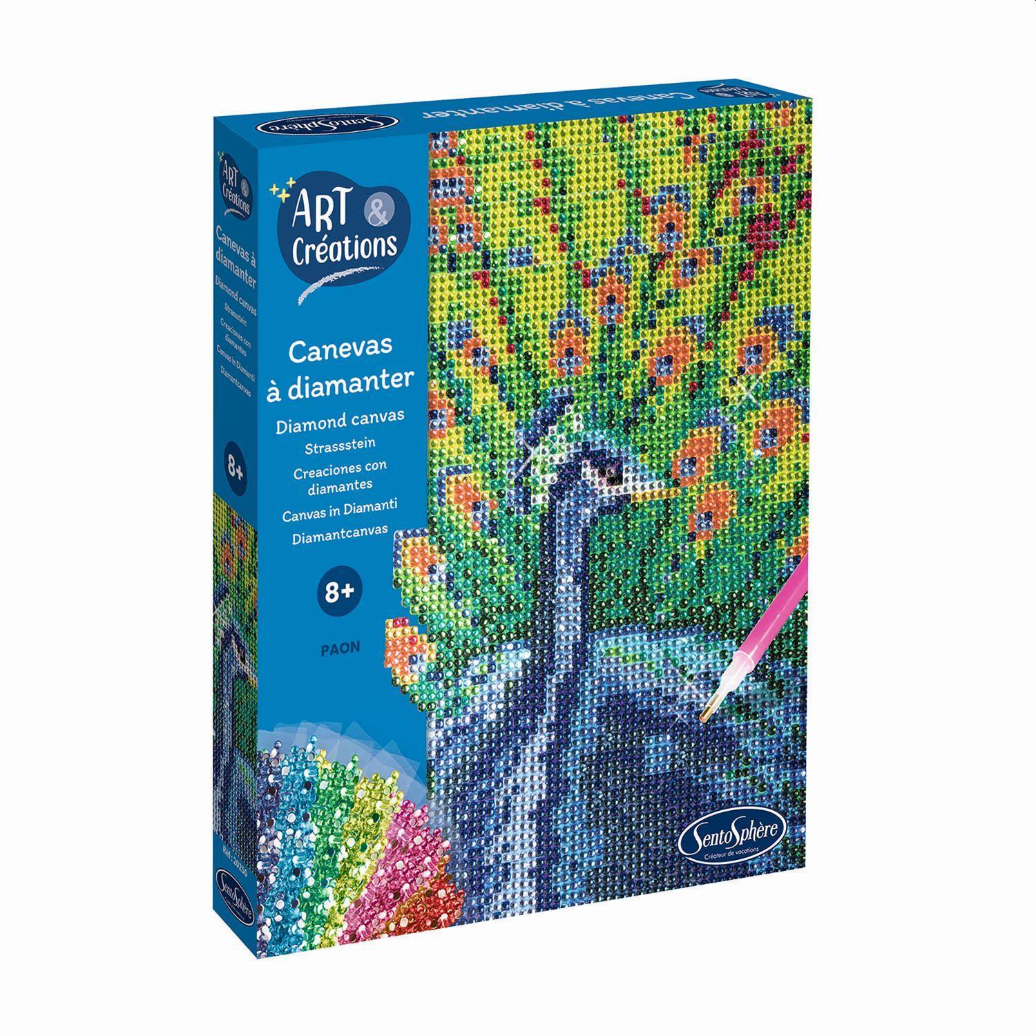 Vorderes Coverbild SENTOSPHERE - Strasssteinbild Pfau