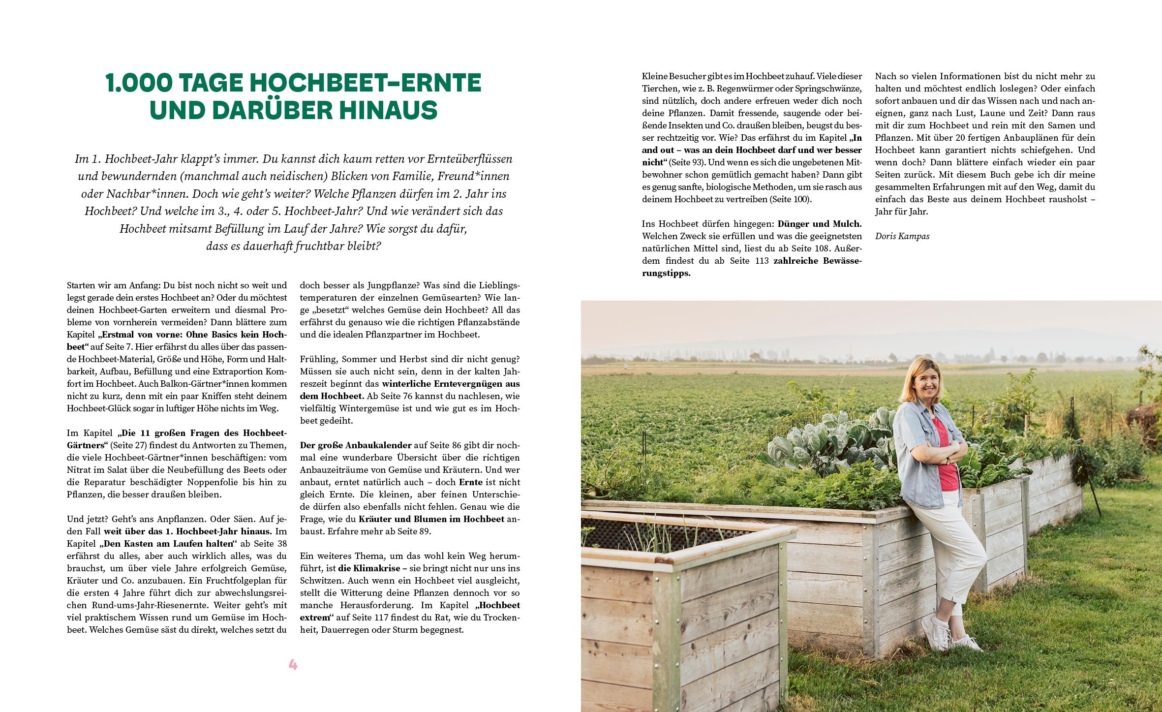 Beispielinhalt (Bild) Das große Hochbeet-Buch