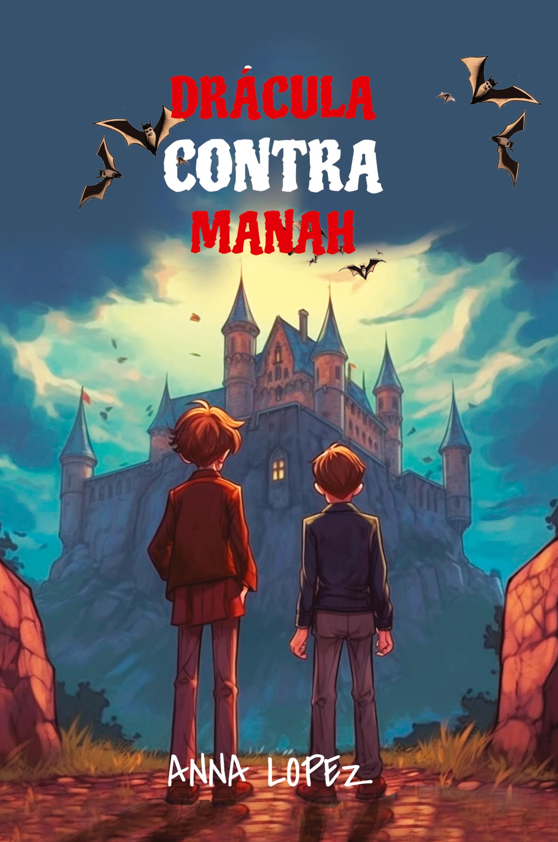 Vorderes Coverbild Let your child learn Spanish with 'Dracula Contra Manah'