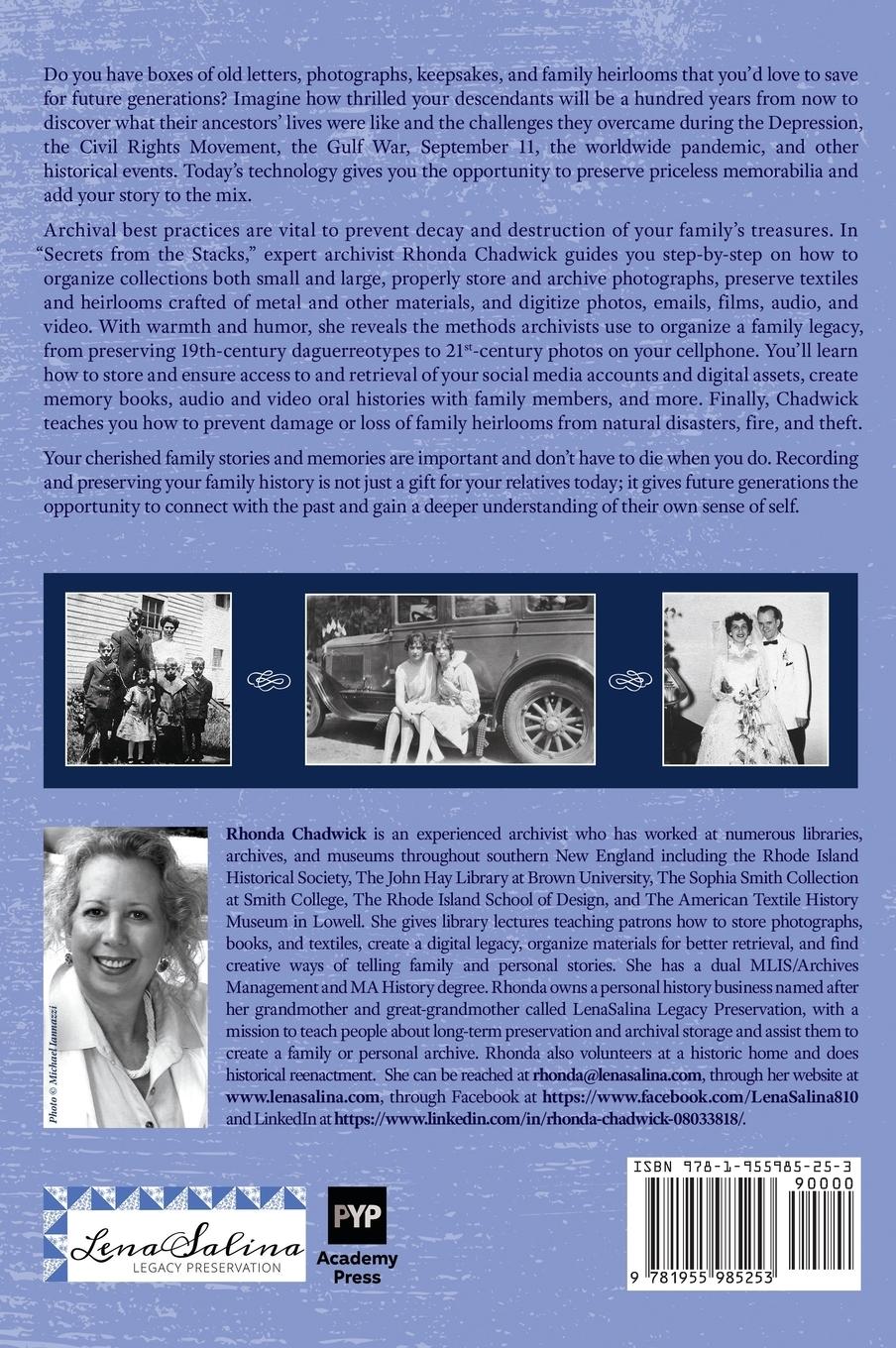 Rückseitencover Secrets from the Stacks