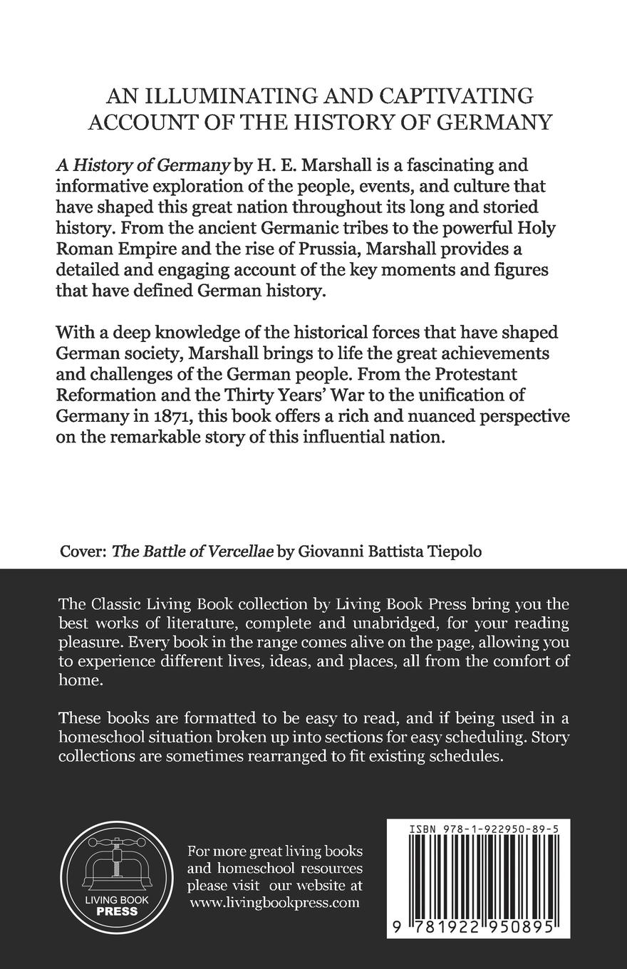 Rückseitencover A History of Germany - b&w