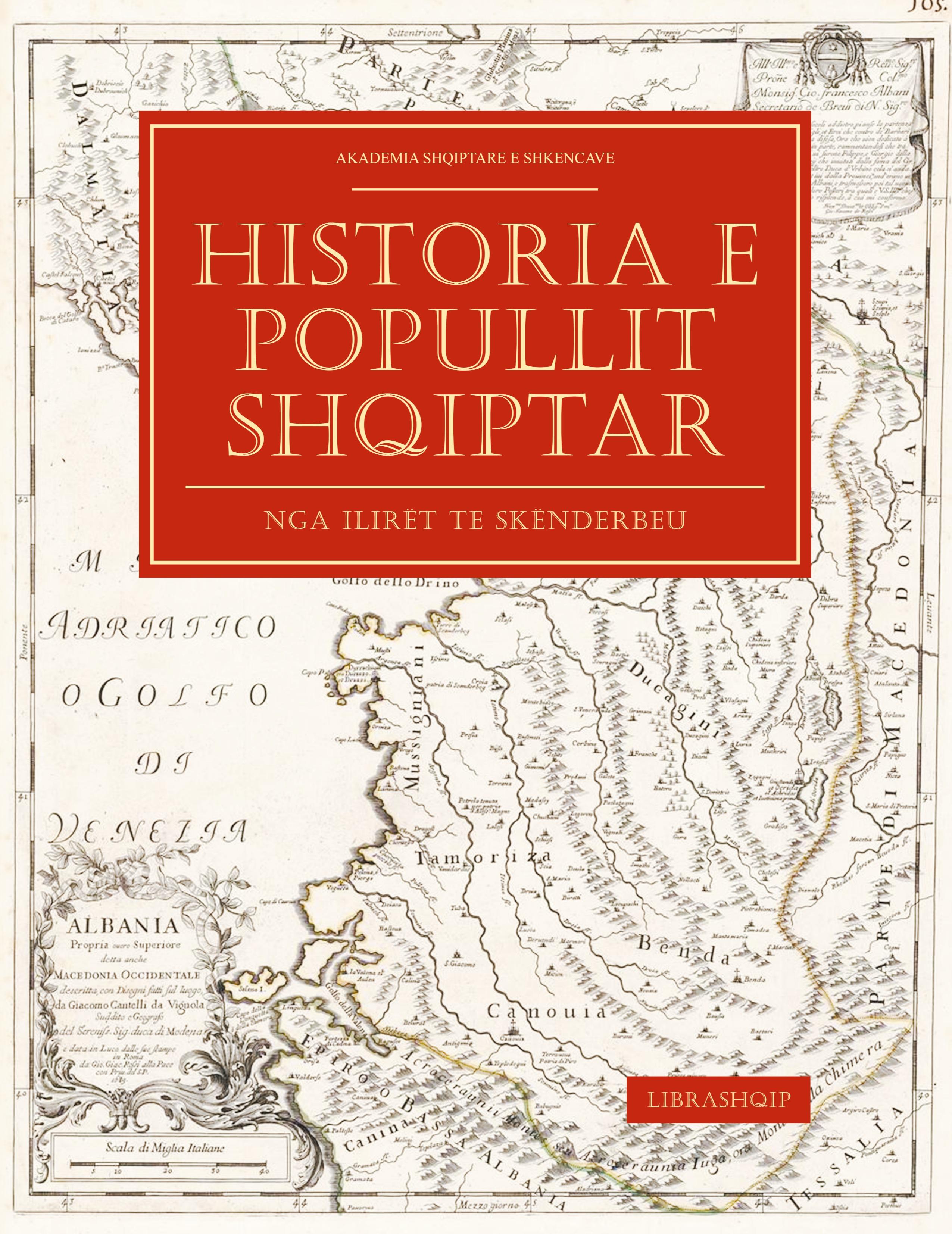 Vorderes Coverbild Historia e Popullit Shqiptar