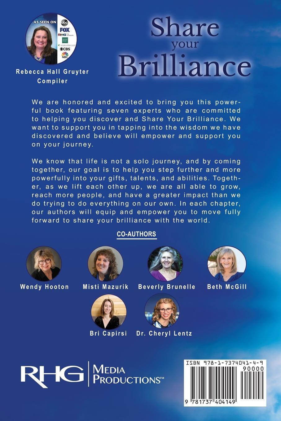 Rückseitencover Share Your Brilliance