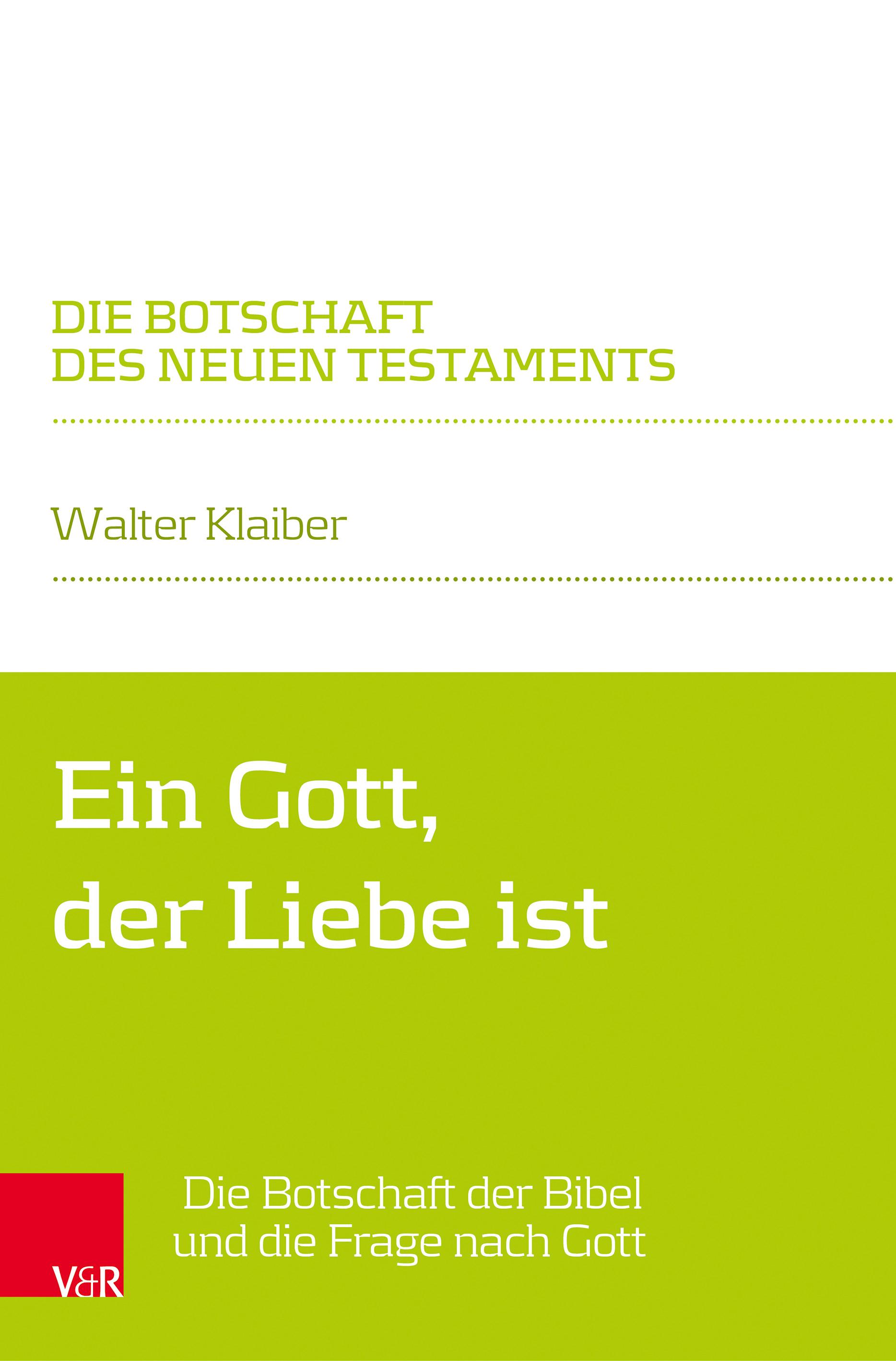 Vorderes Coverbild Ein Gott, der Liebe ist