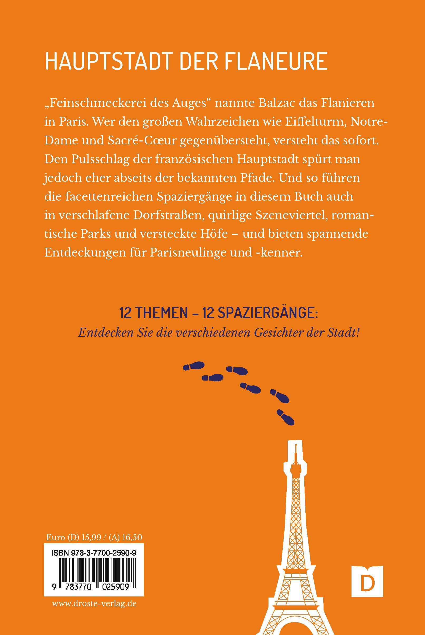 Rückseitencover Zu Fuß durch Paris