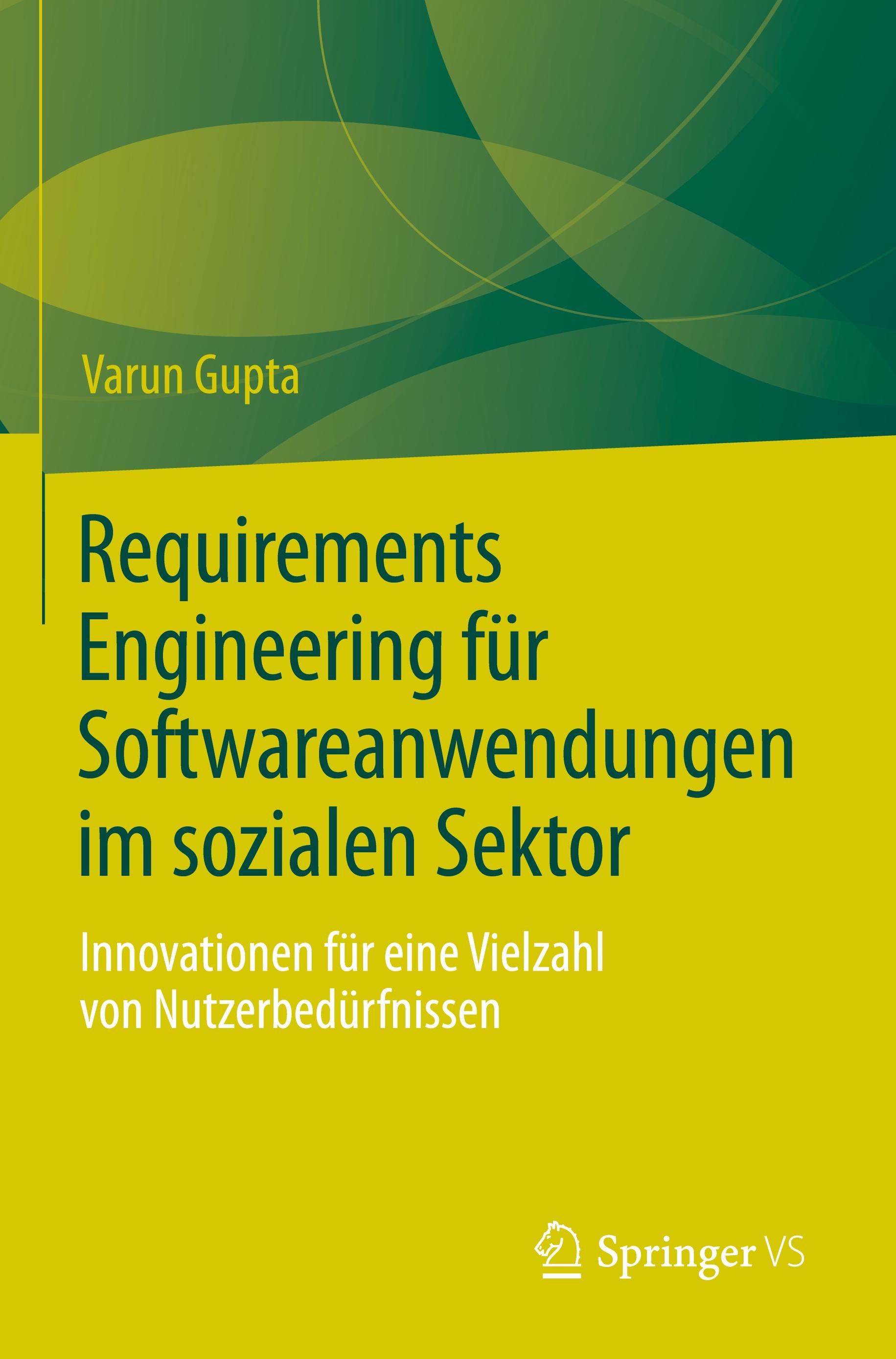 Vorderes Coverbild Requirements Engineering für Softwareanwendungen im sozialen Sektor