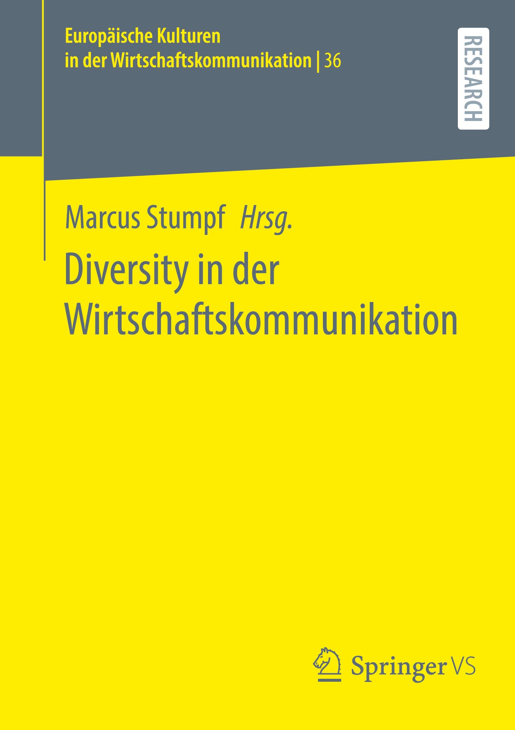 Vorderes Coverbild Diversity in der Wirtschaftskommunikation