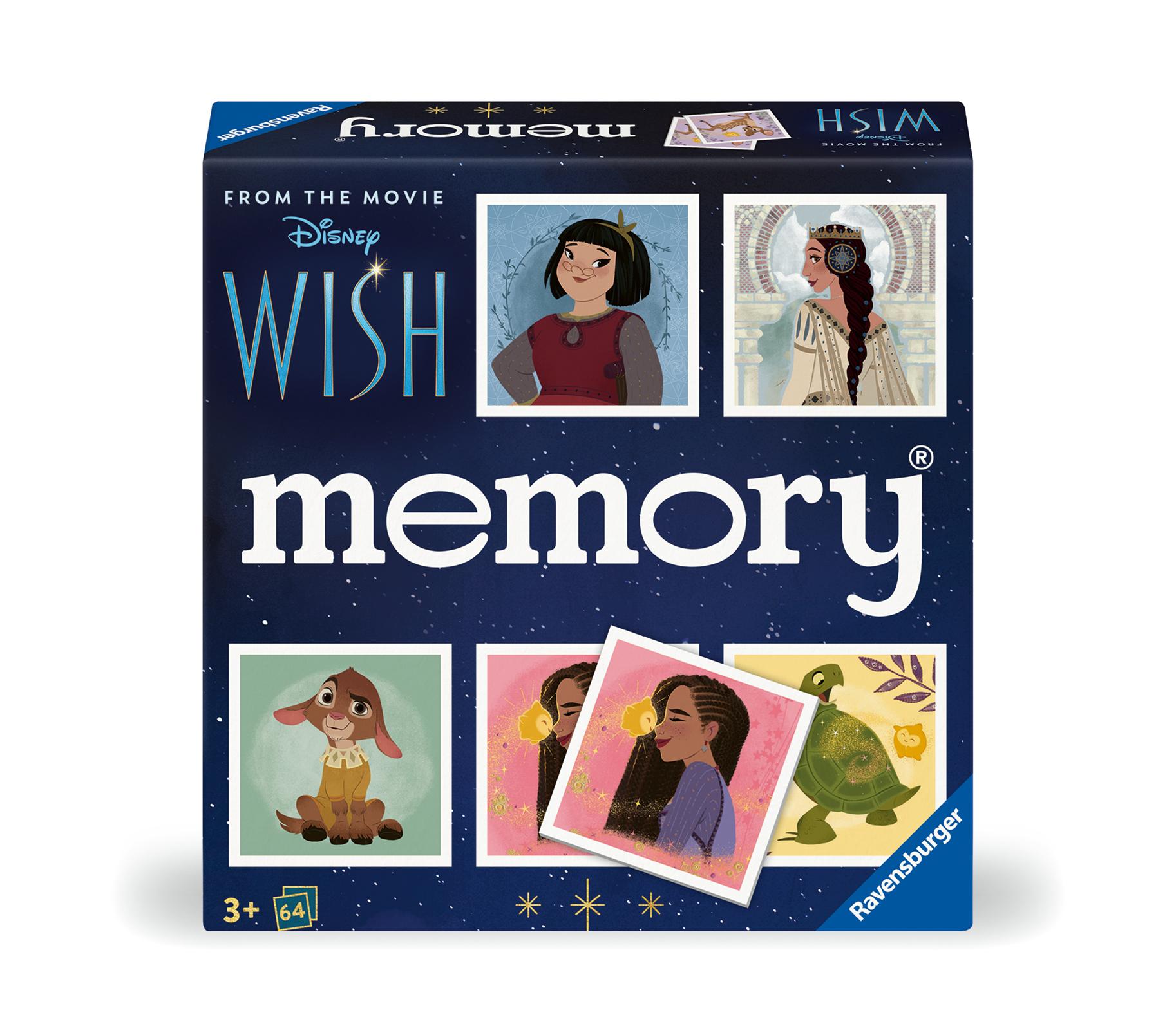 Vorderes Coverbild Ravensburger memory® Disney Wish - 22595 - Der Gedächtnisspiel-Klassiker für die ganze Familie ab 3 Jahren bei dem kein Wunsch unerfüllt bleibt