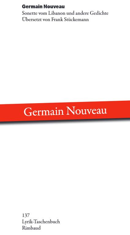 Vorderes Coverbild Sonette vom Libanon und andere Gedichte