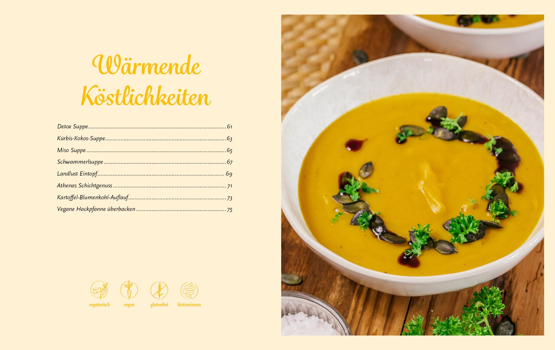 Beispielinhalt (Bild) Chronisch Gesund - Meine Rezepte zur anti-entzündlichen Ernährung