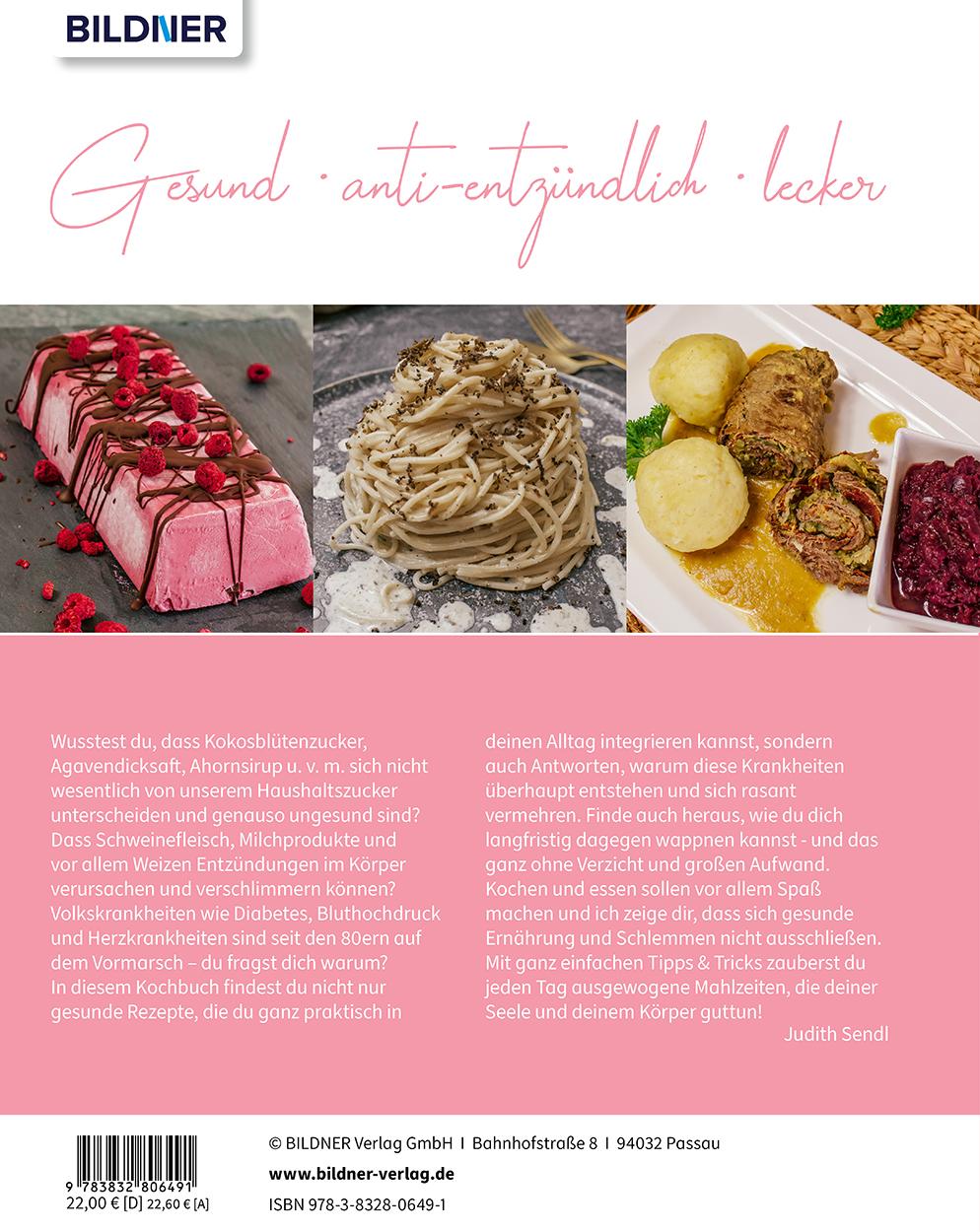 Rückseitencover Chronisch Gesund - Meine Rezepte zur anti-entzündlichen Ernährung